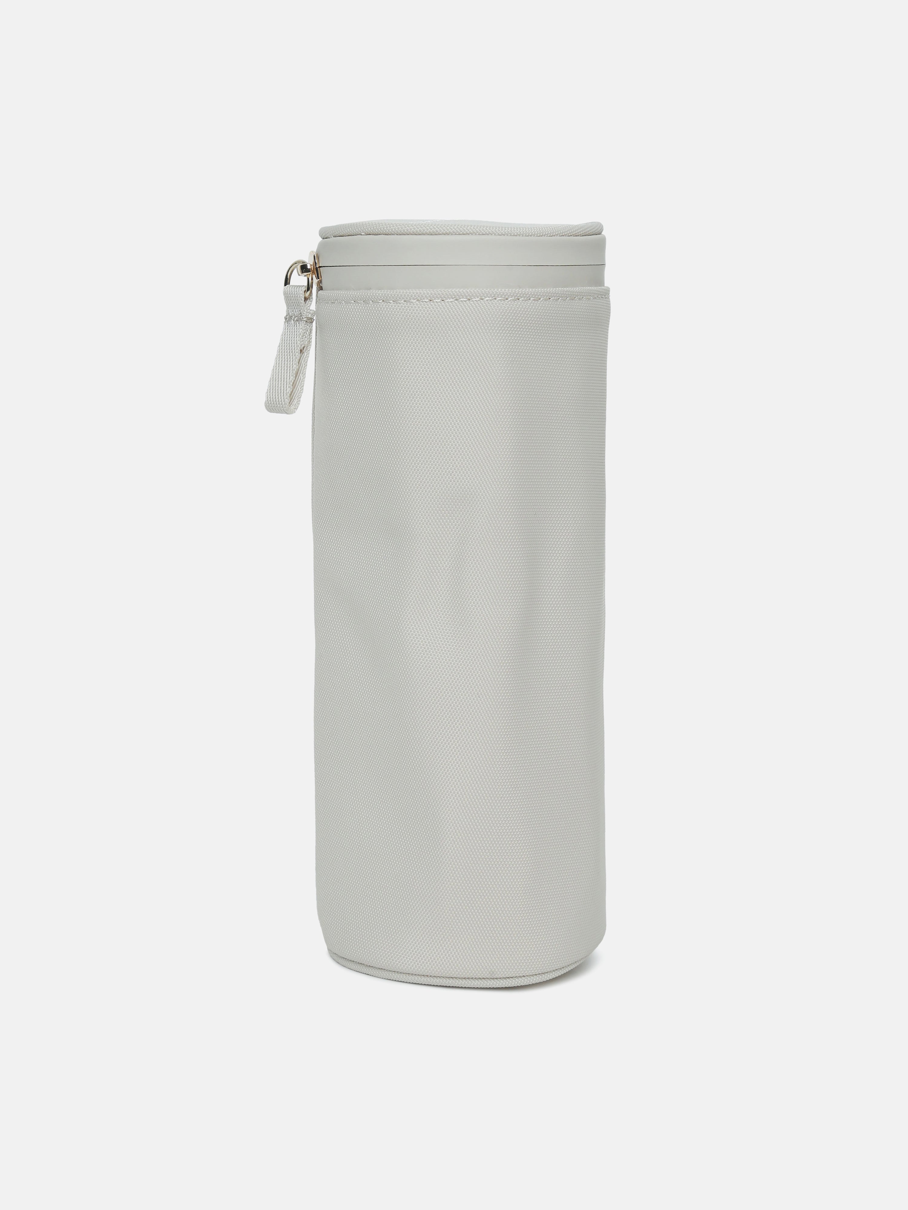 Kids Beige Recycled Polyester Casual Zip Bag