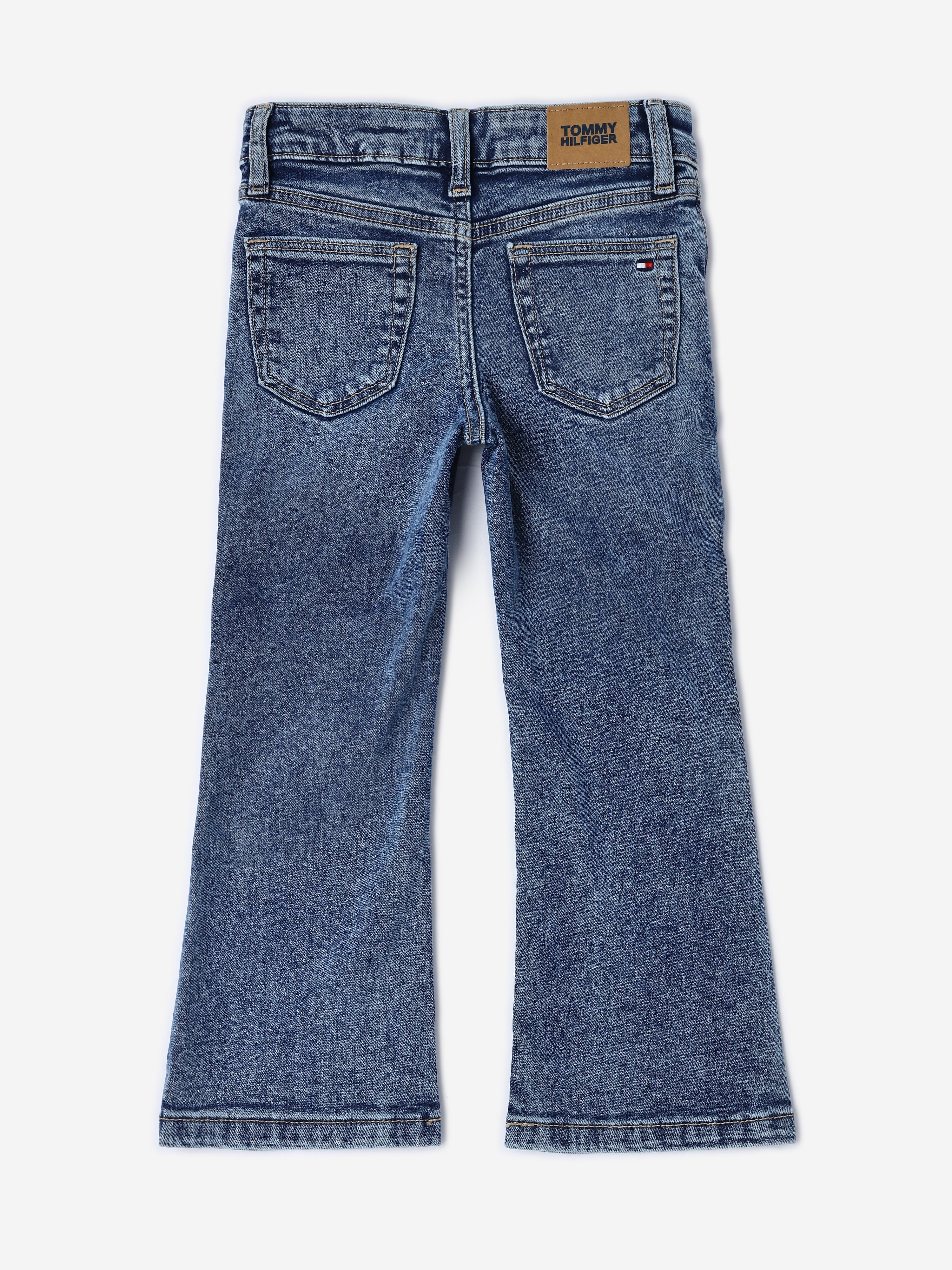 Girls Blue Skinny Fit Cotton Blend Casual Denim Jeans