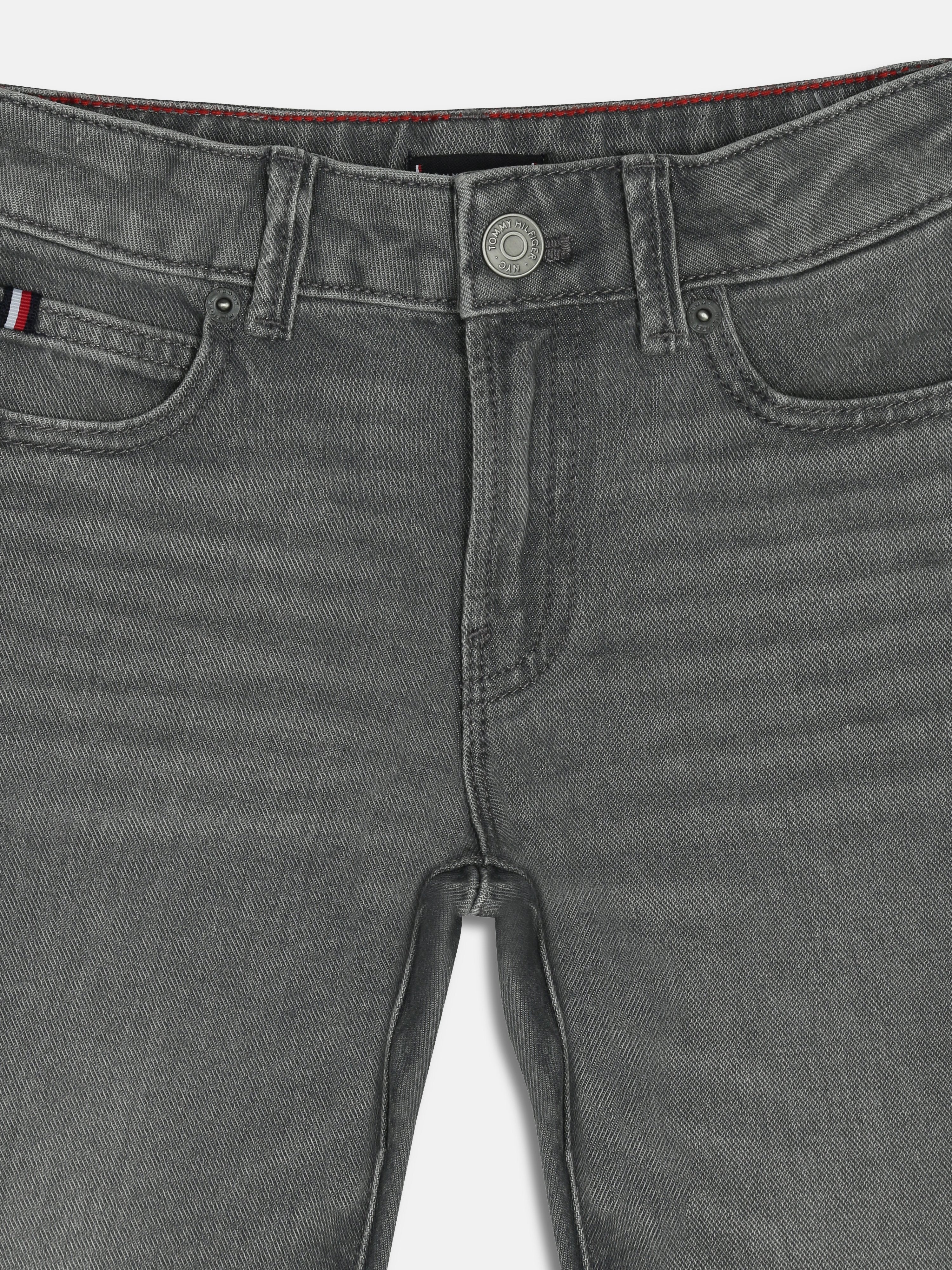 Boys Blue Solid Straight Fit Casual Denim Bottom