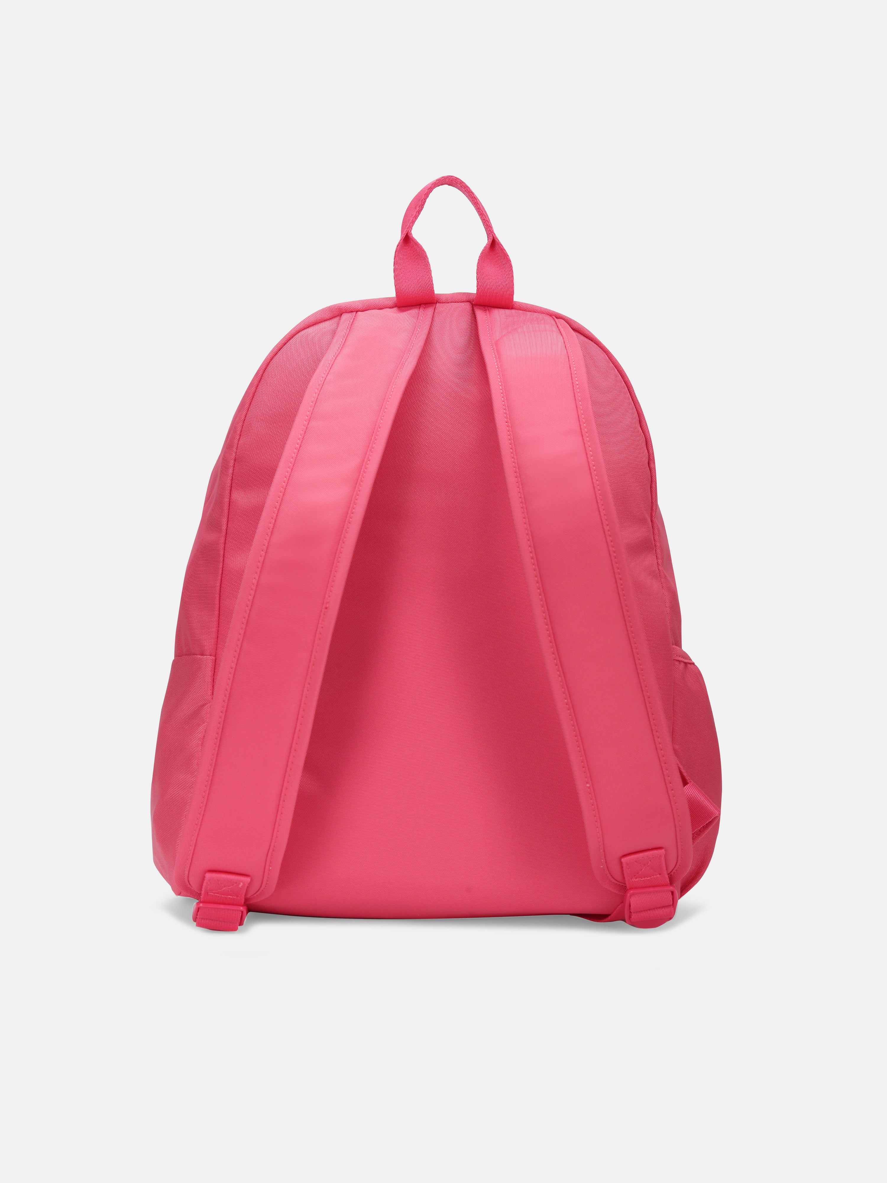 Kids Pink Recycled Polyester Casual Zip Bag