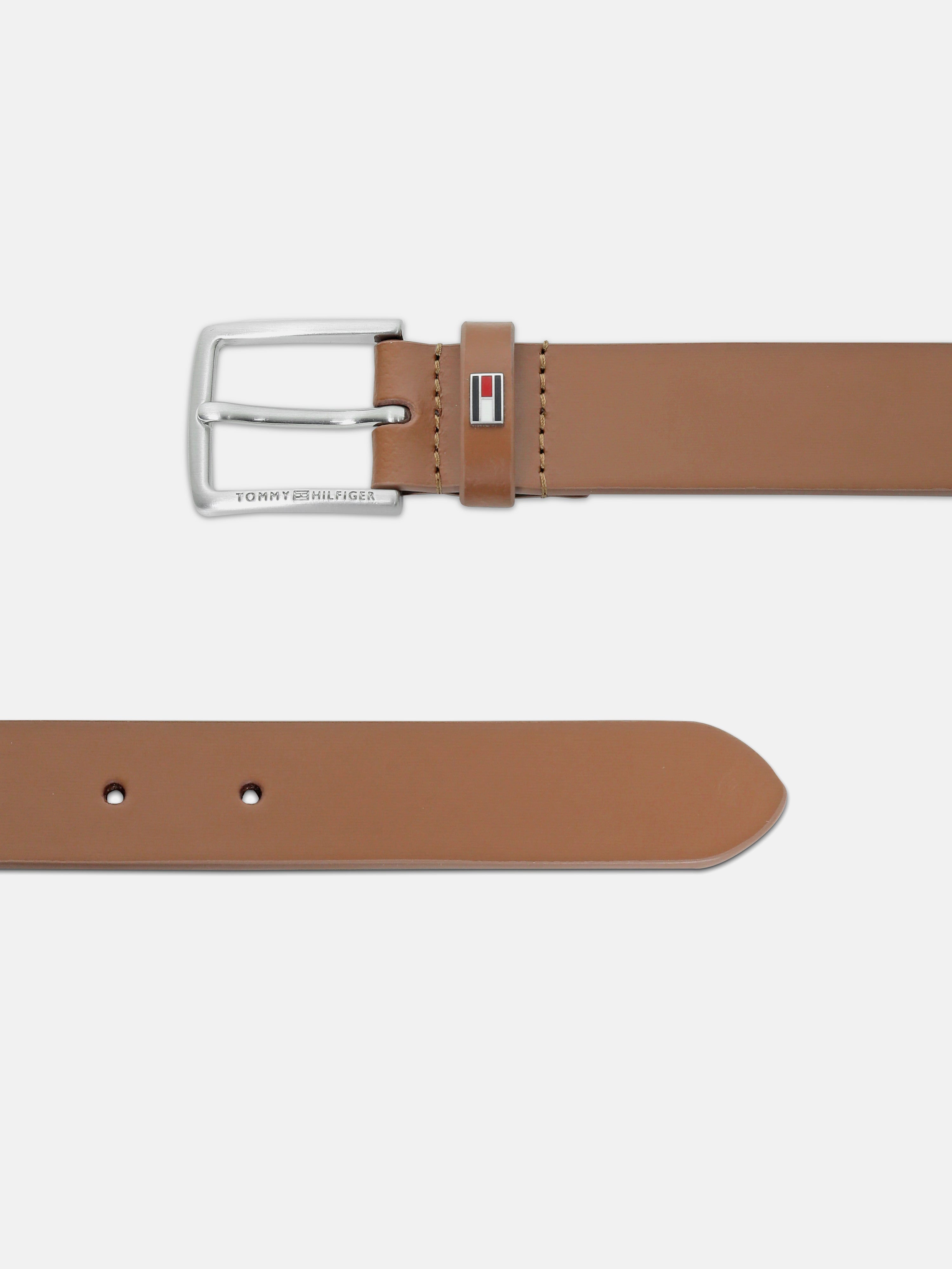 Kids Brown Solid Leather Casual Belt