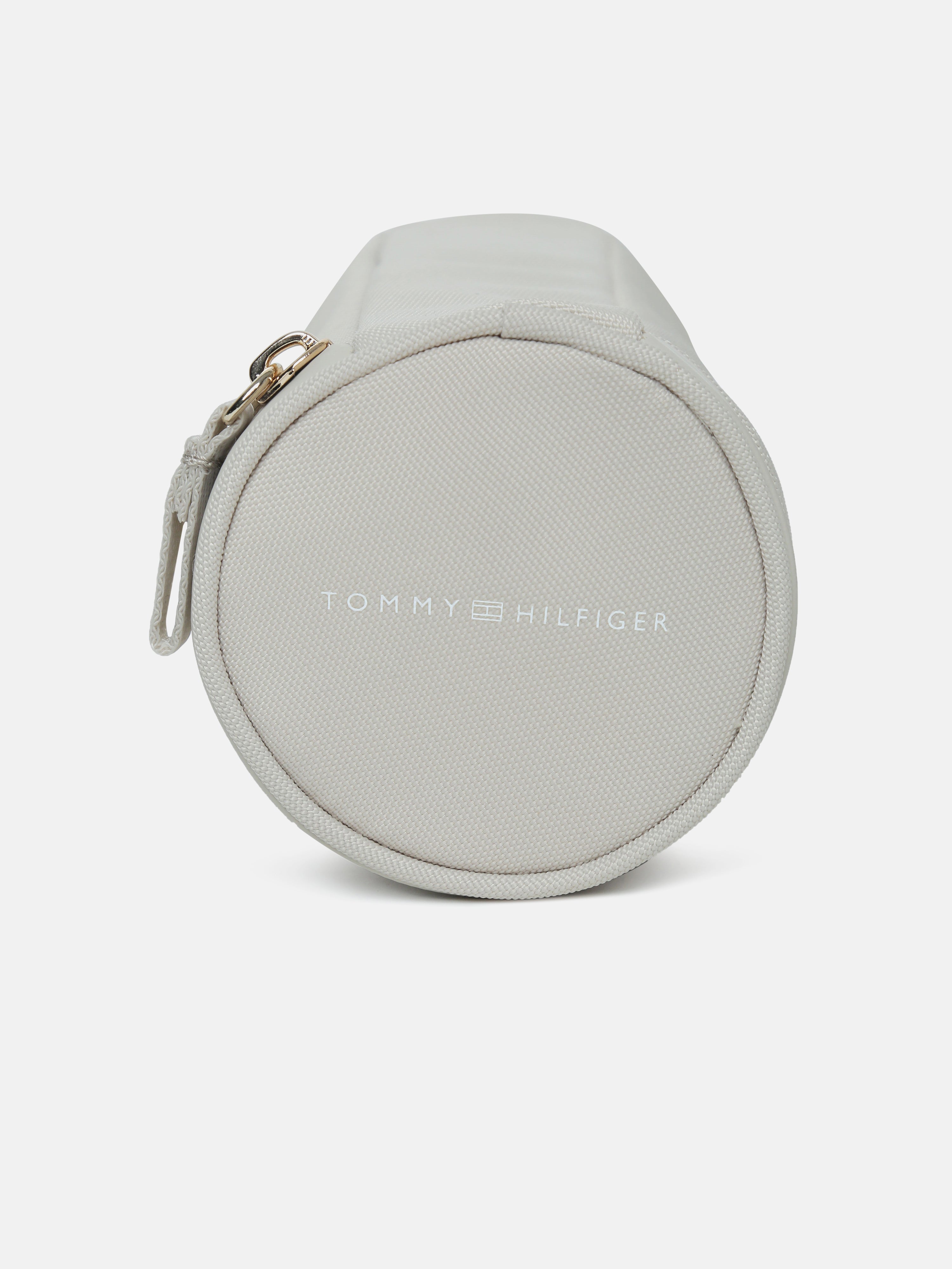 Kids Beige Recycled Polyester Casual Zip Bag