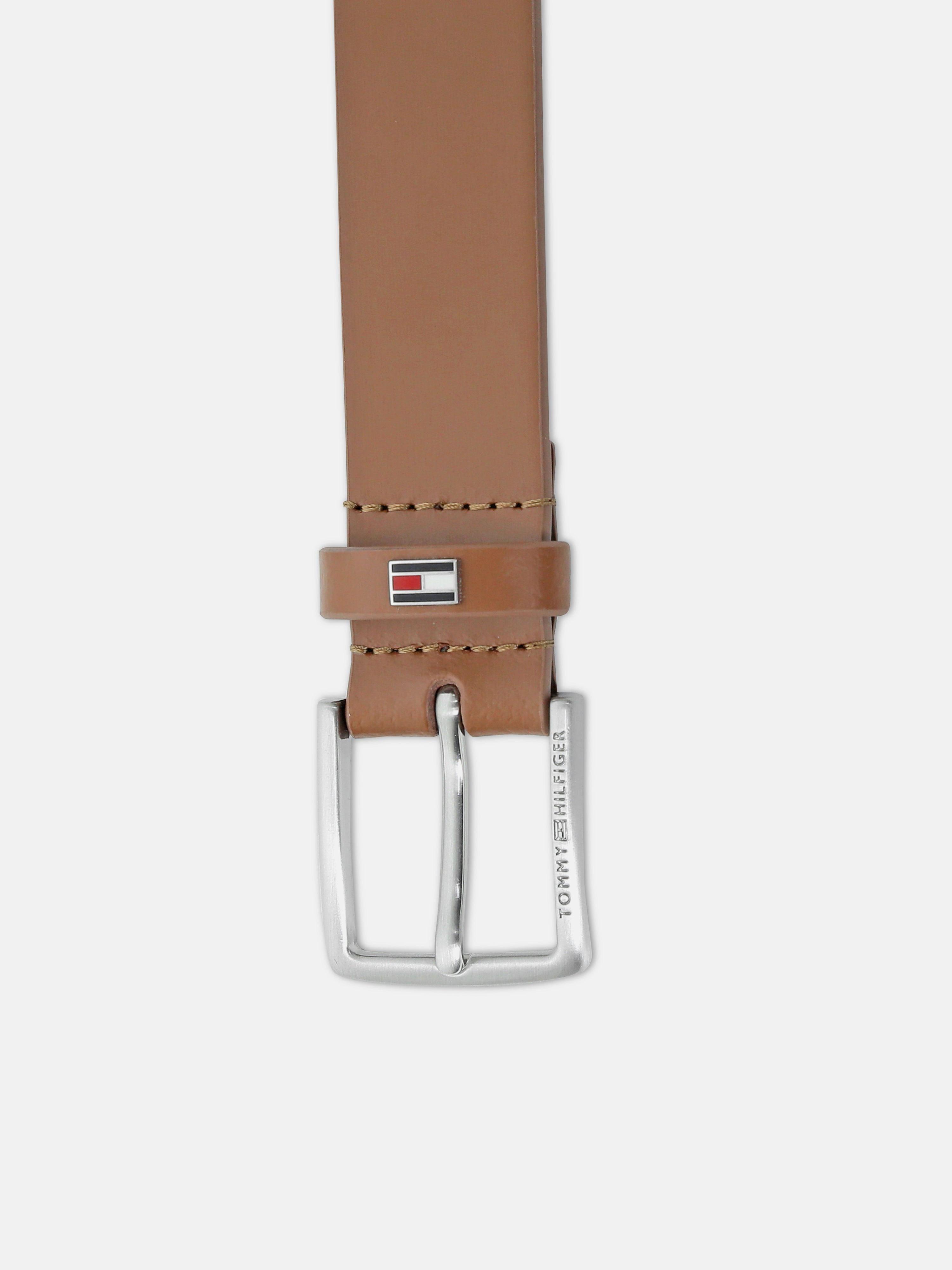 Kids Brown Solid Leather Casual Belt