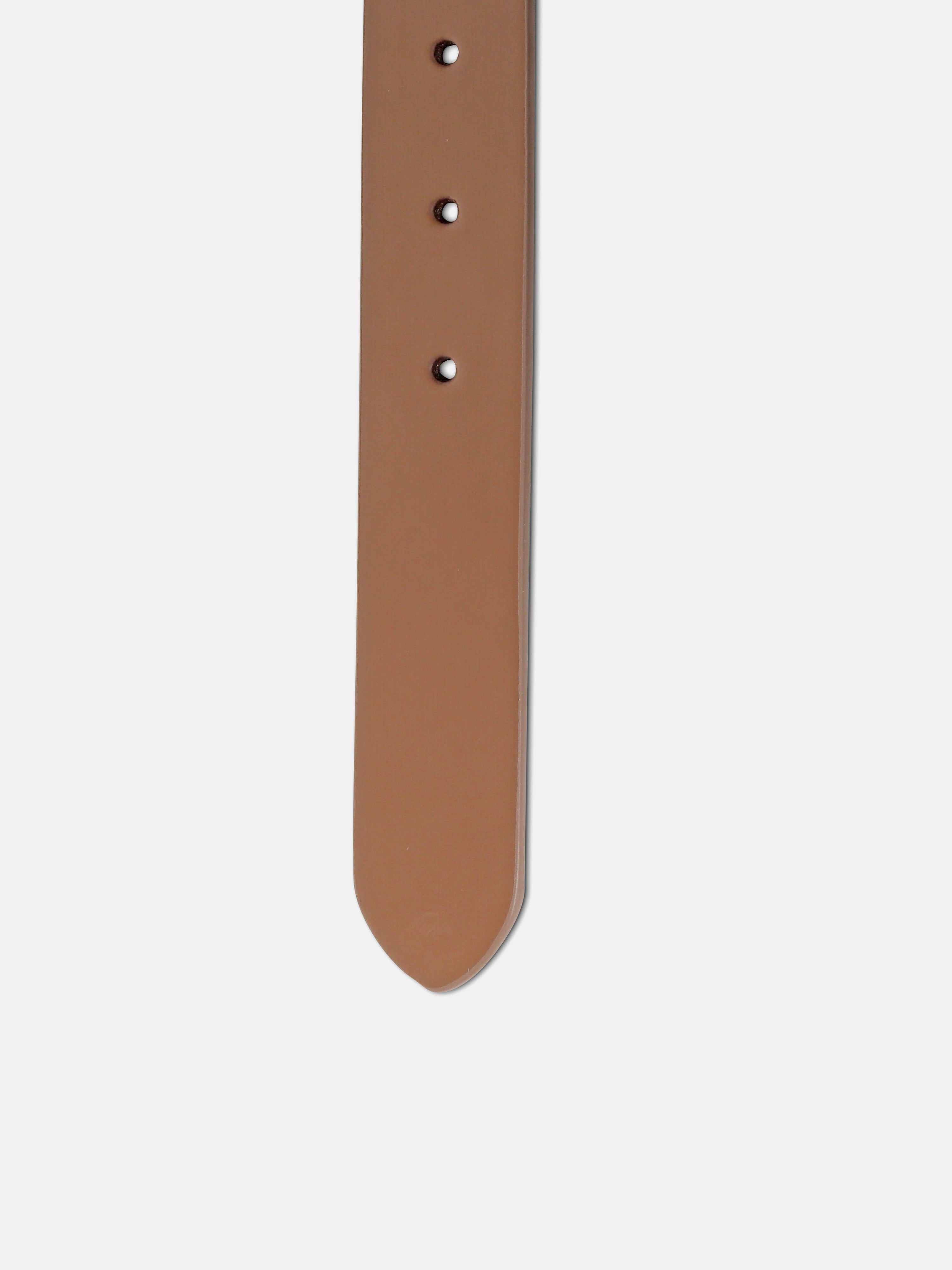 Kids Brown Solid Leather Casual Belt