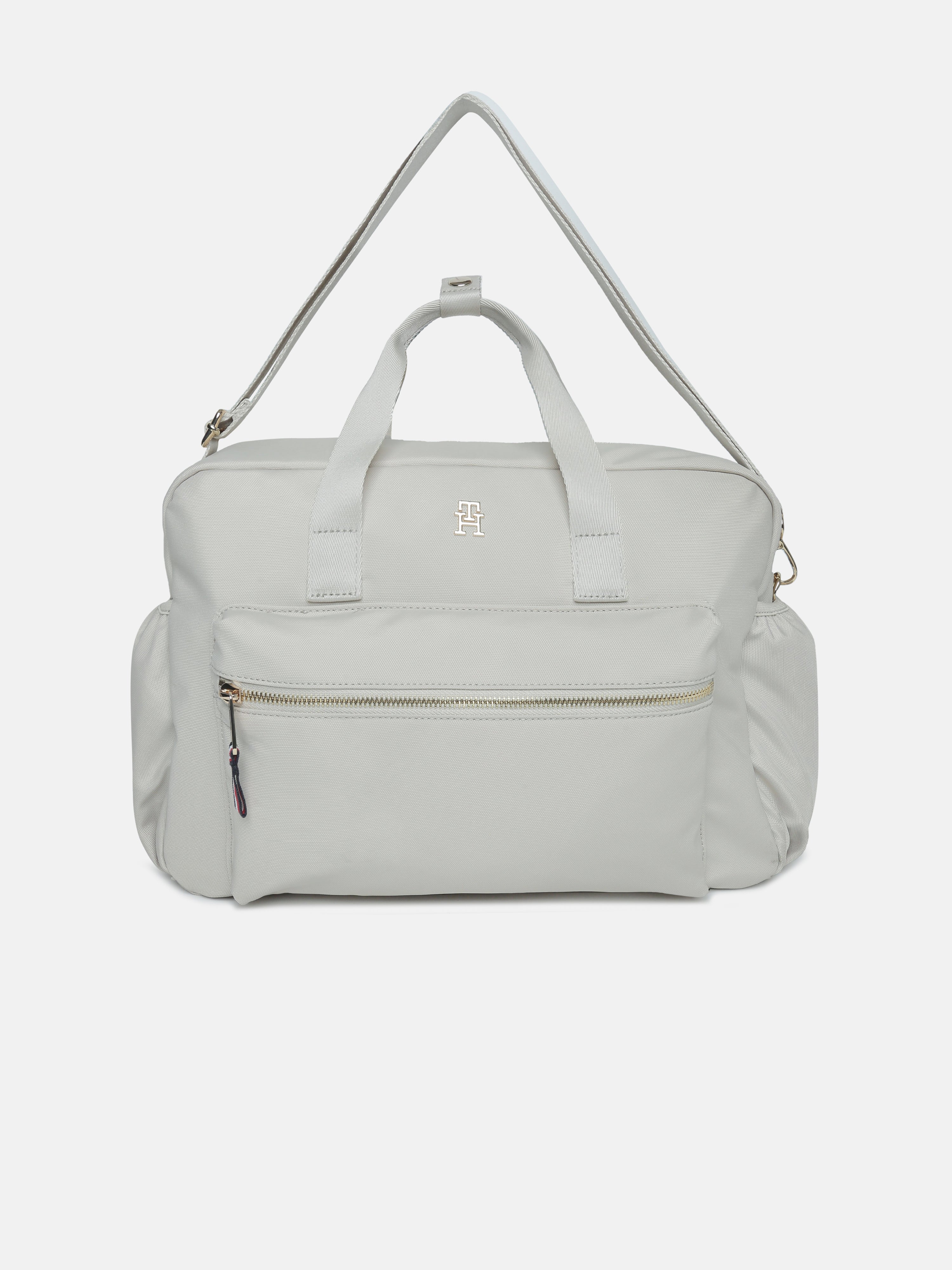 Kids Beige Recycled Polyester Casual Zip Bag