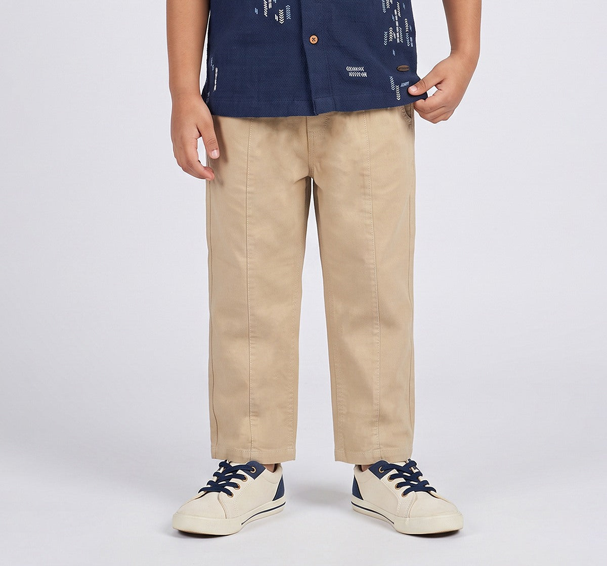 Cotton Twill Trouser Beige