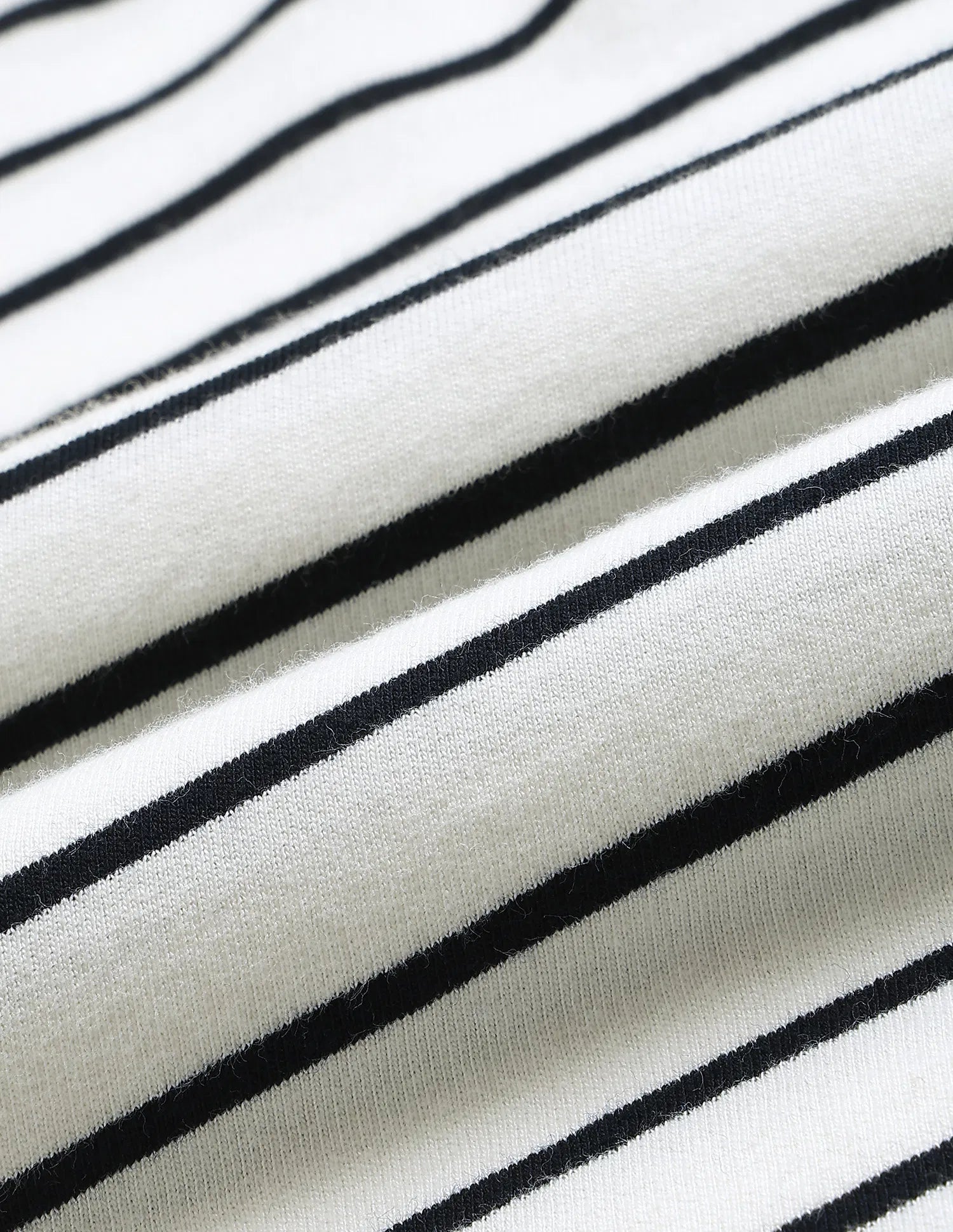 Boys Off White Cotton Horizontal Striped Regular Fit Polo Shirt
