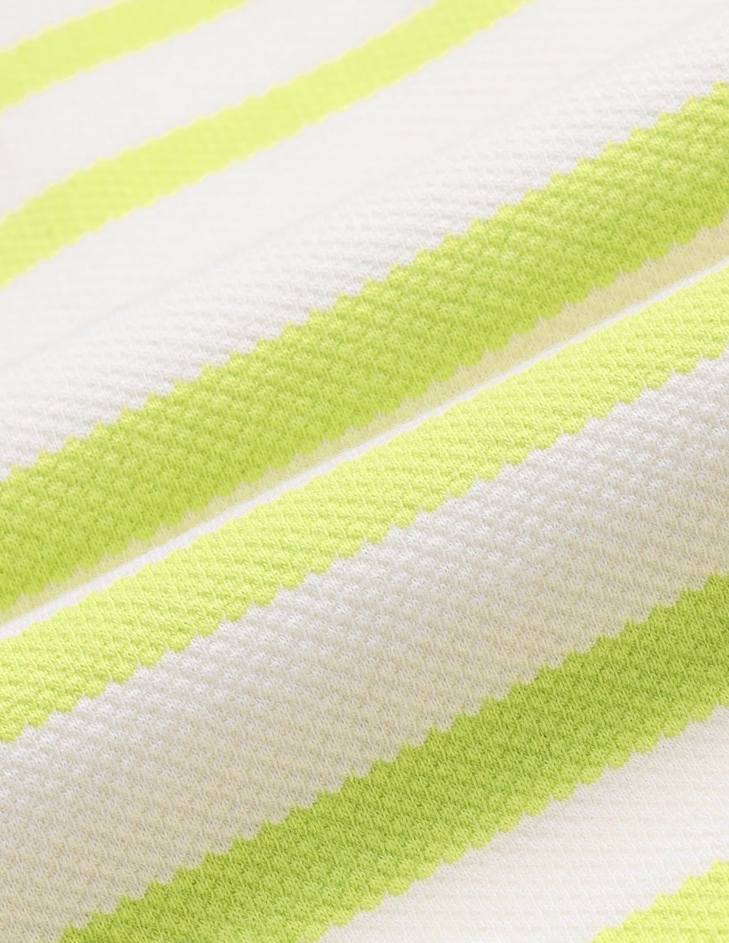 Boys Light Yellow Horizontal Striped Regular-Fit Cotton Elastane Polo Shirt