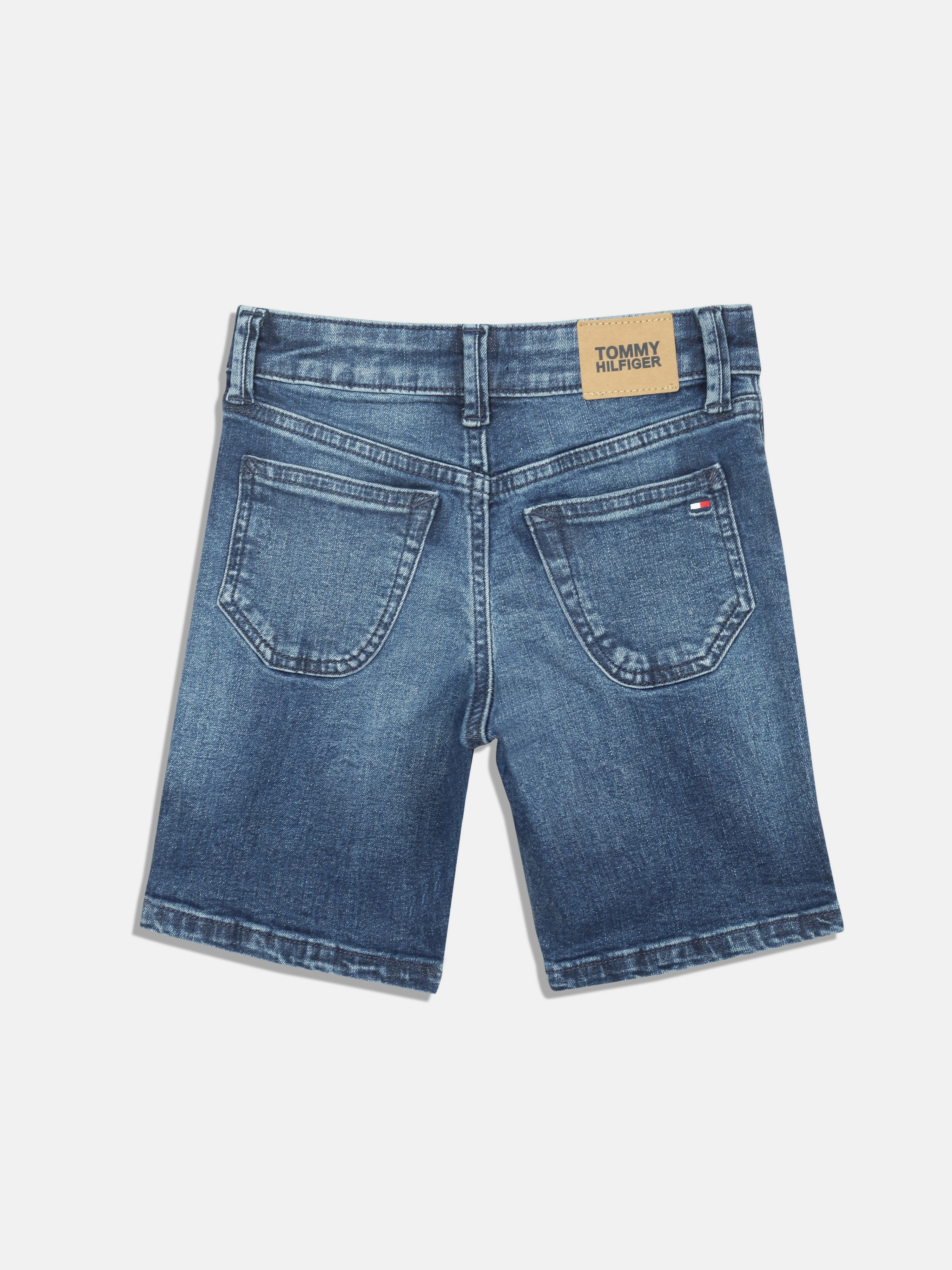 Boys Blue Solid Straight Fit Casual Non-Denim Pants