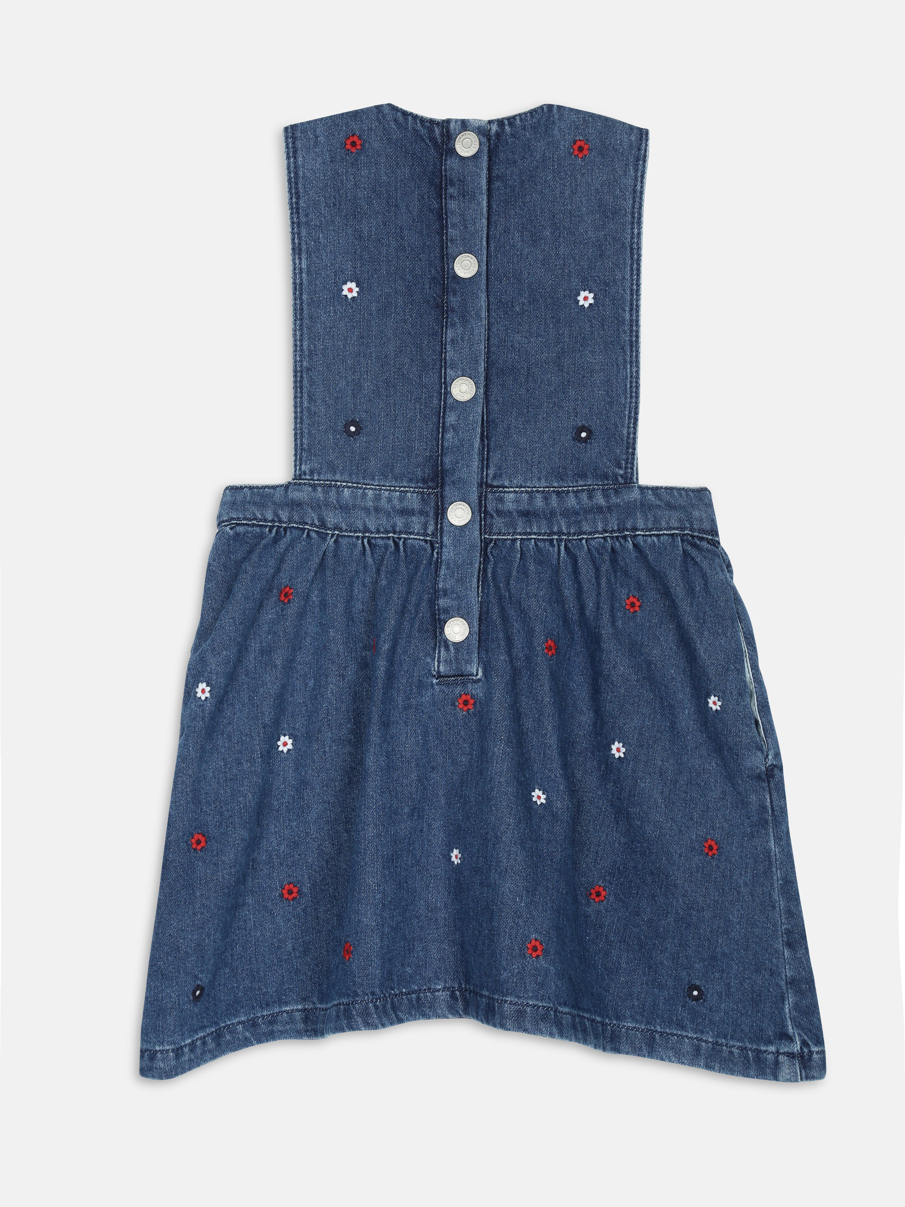 Girls Printed Recycled Cotton Sleeveless Casual Dress