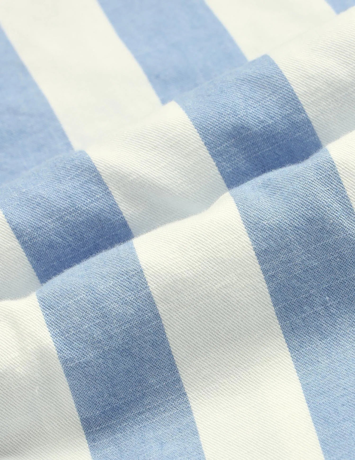 Boys Light Blue Vertical Striped Cotton Shirt – Regular Fit
