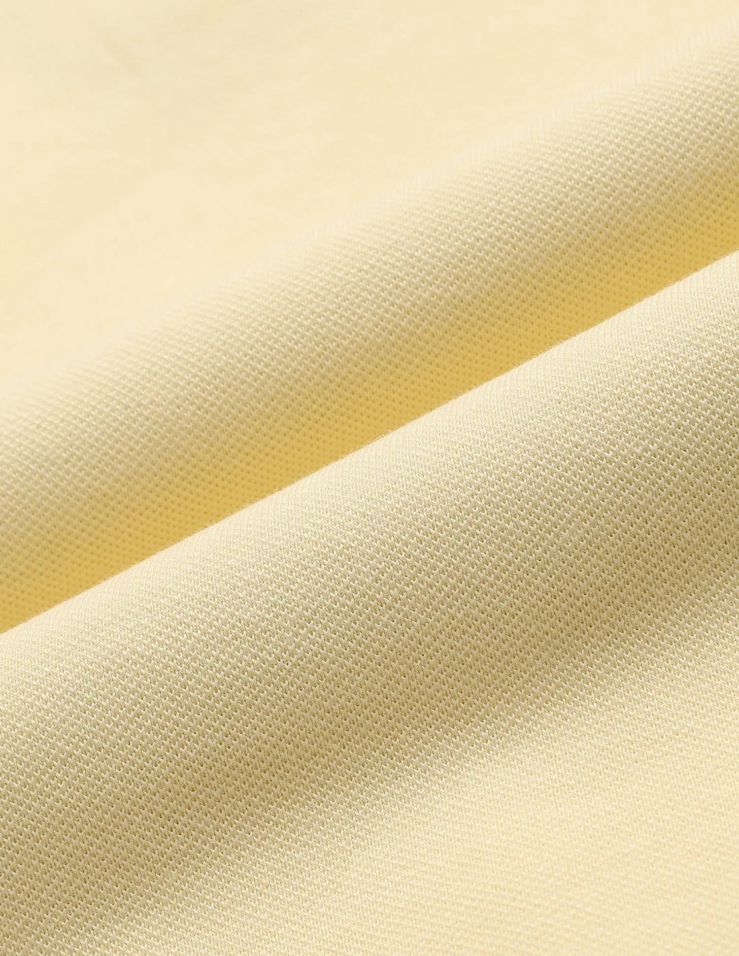 Boys Light Yellow Cotton Blend Solid Regular Fit Polo Shirt