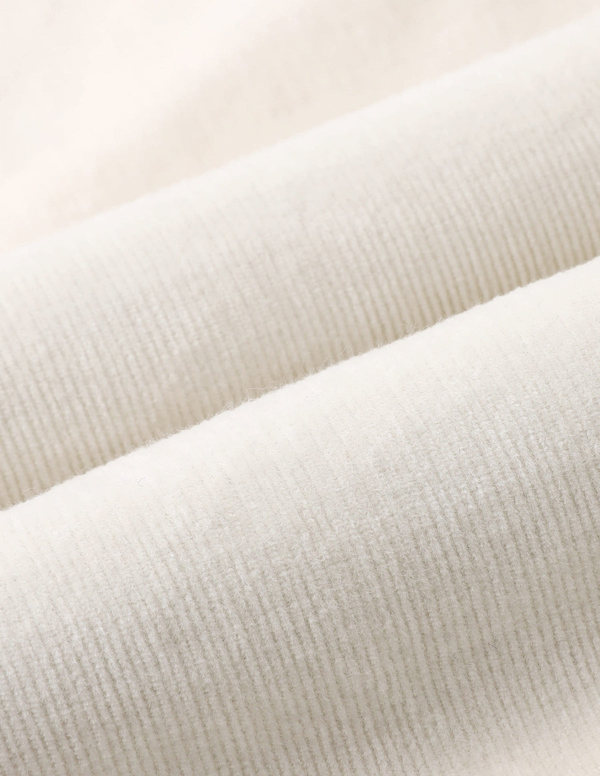 Boys Ivory Cotton Corduroy Regular Fit Trousers