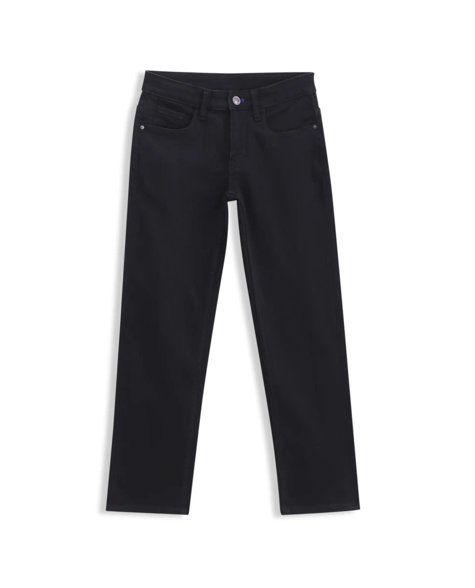 Rare Ones Boys Clif Black Regular Fit Cotton Blend Jeans