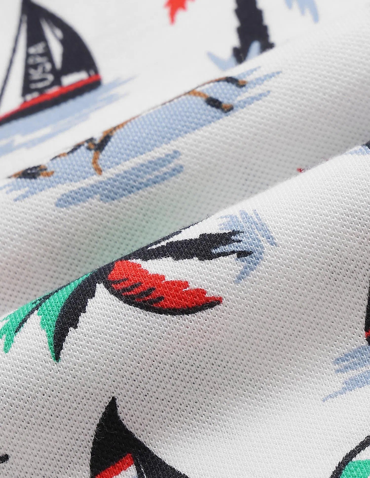 Boys White Cotton All Over Graphic Regular Fit T-Shirt