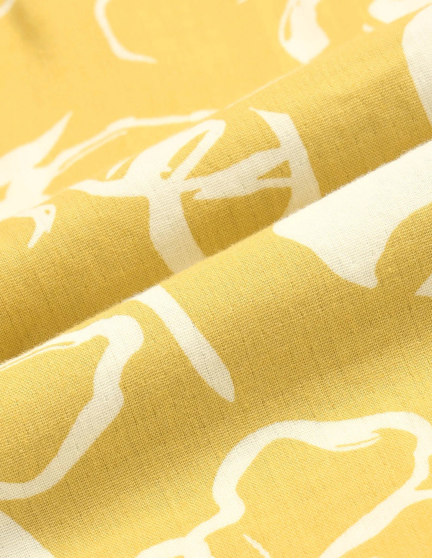 Boys Yellow Floral Printed Cotton Shirt – Boxy Fit