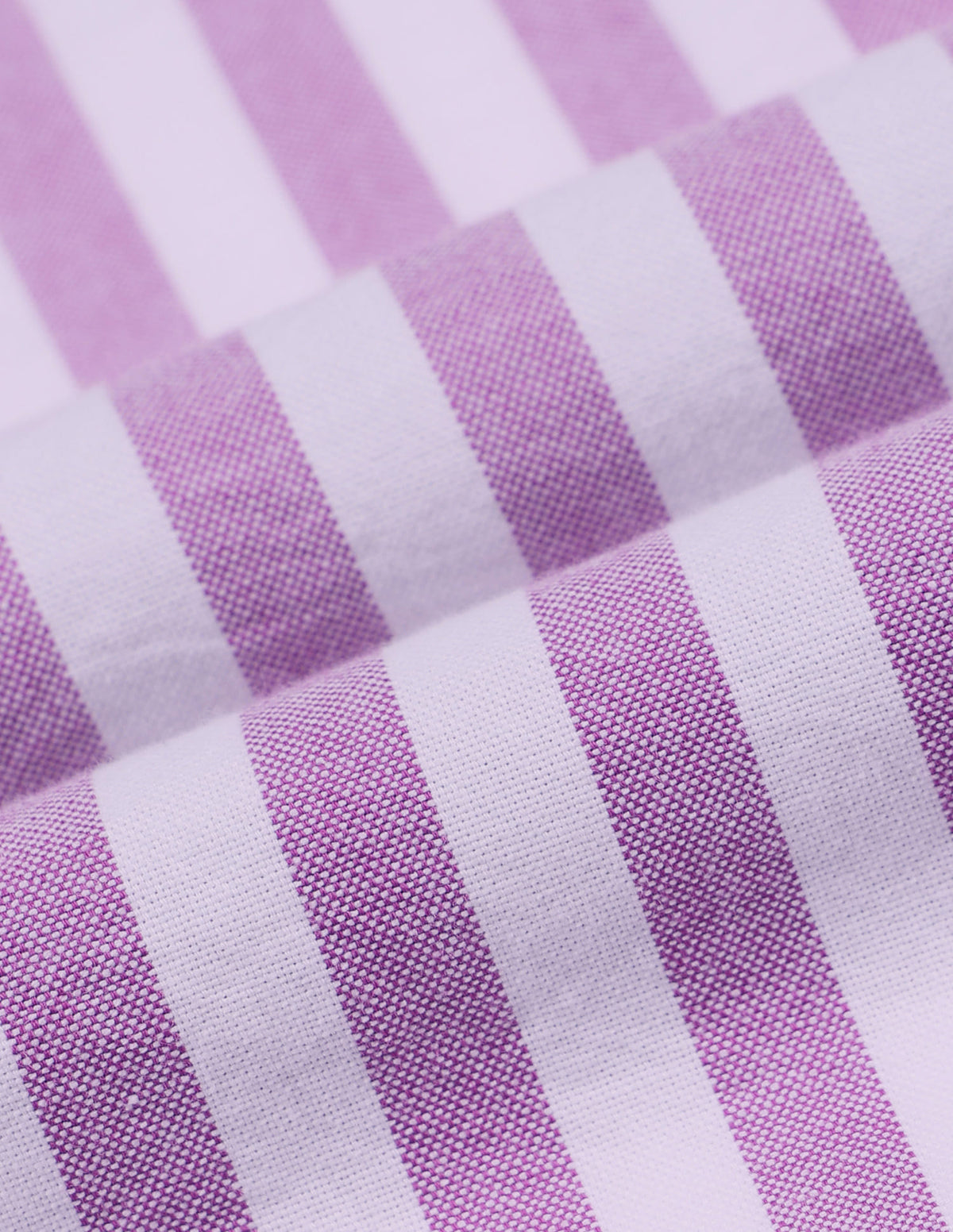 Boys Purple Cotton Vertical Striped Oxford Shirt