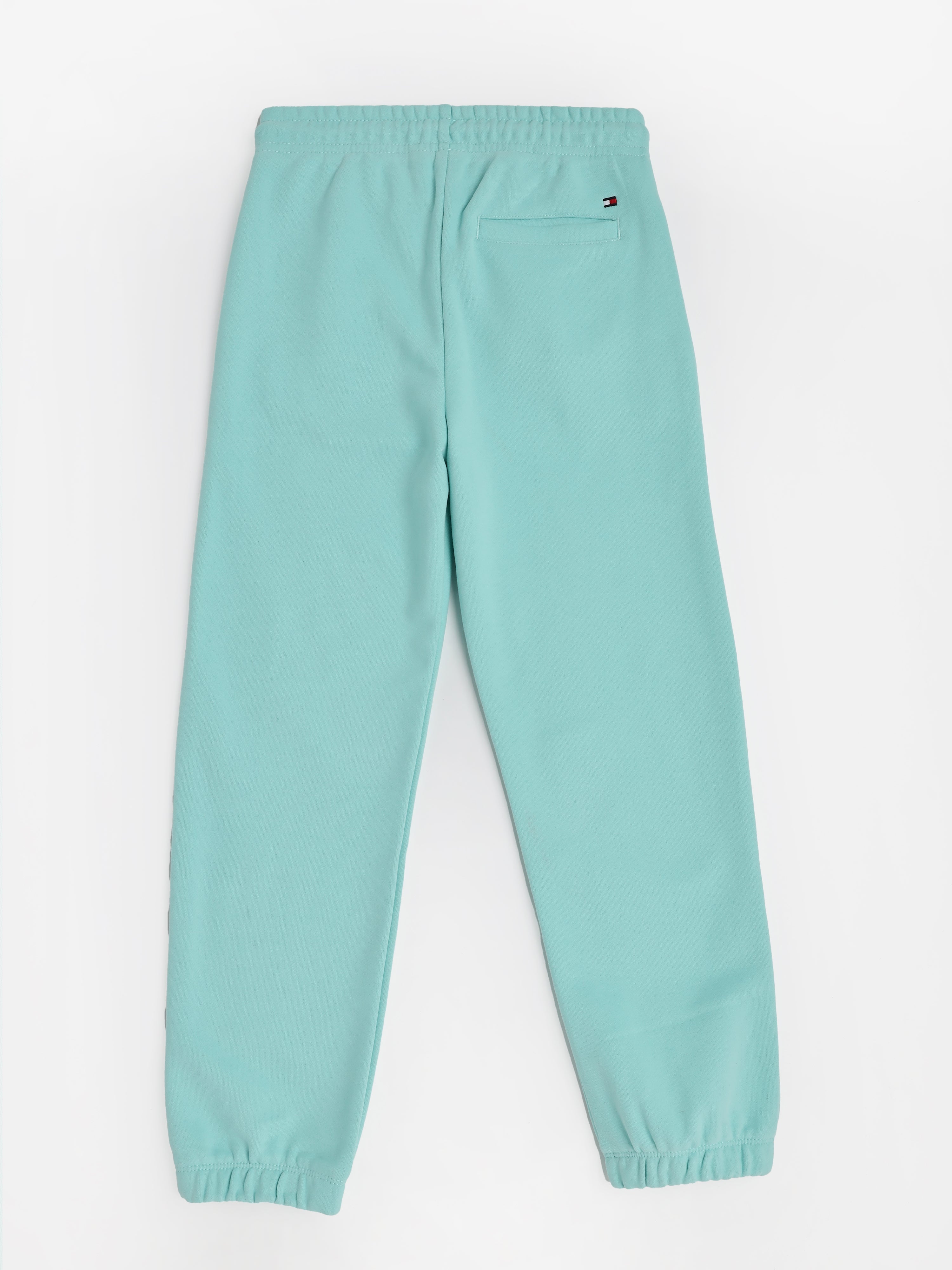 Girls Green Cotton Blend Casual Drawstring Bottom