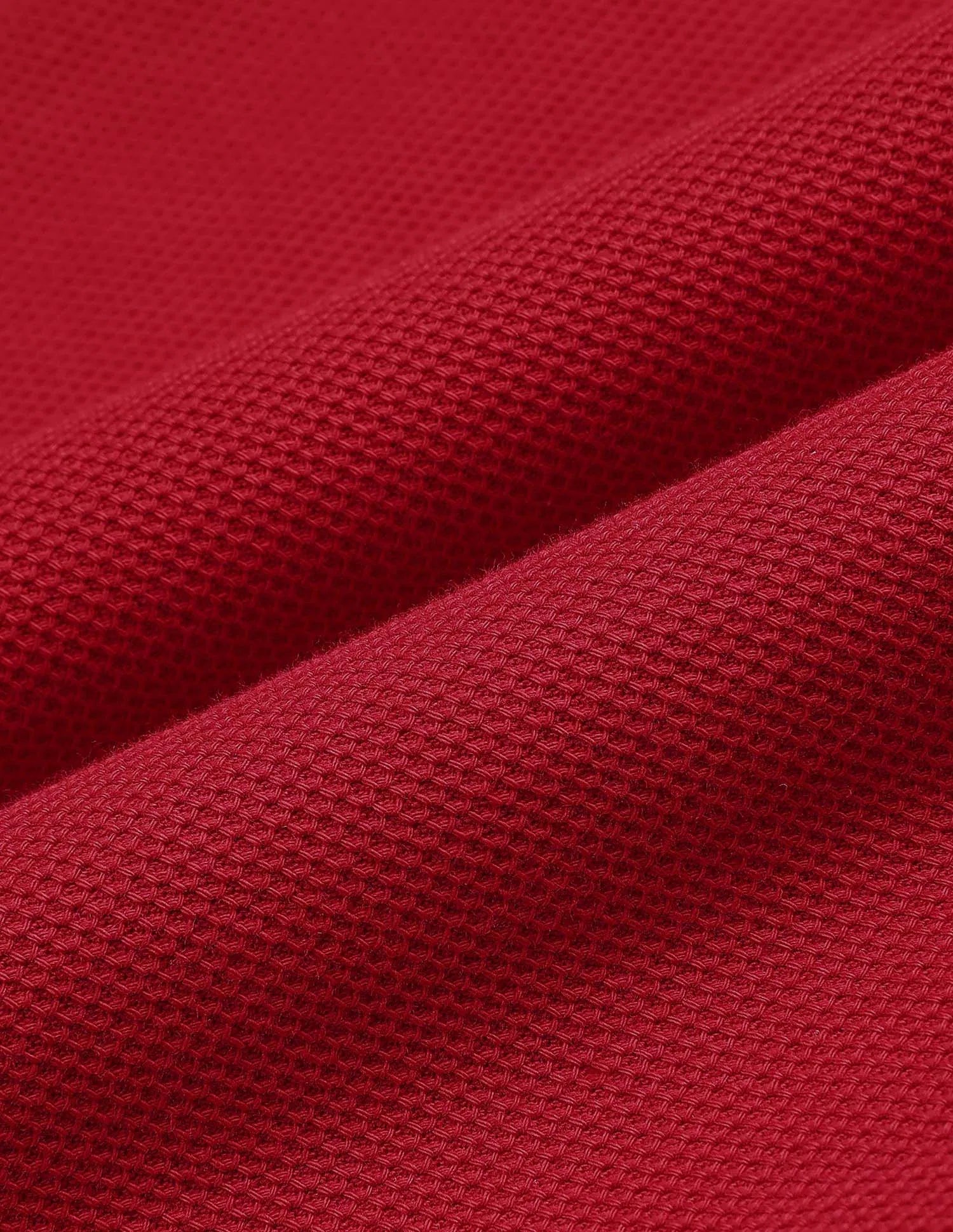 Boys Red Cotton Colour Block Regular Fit Polo Shirt