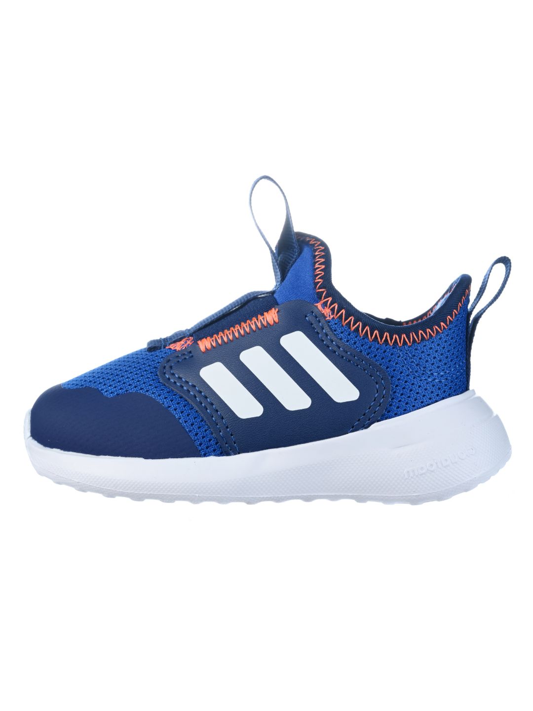 Infants Blue Printed Sports Sneakers Canvas Slip-On EVA
