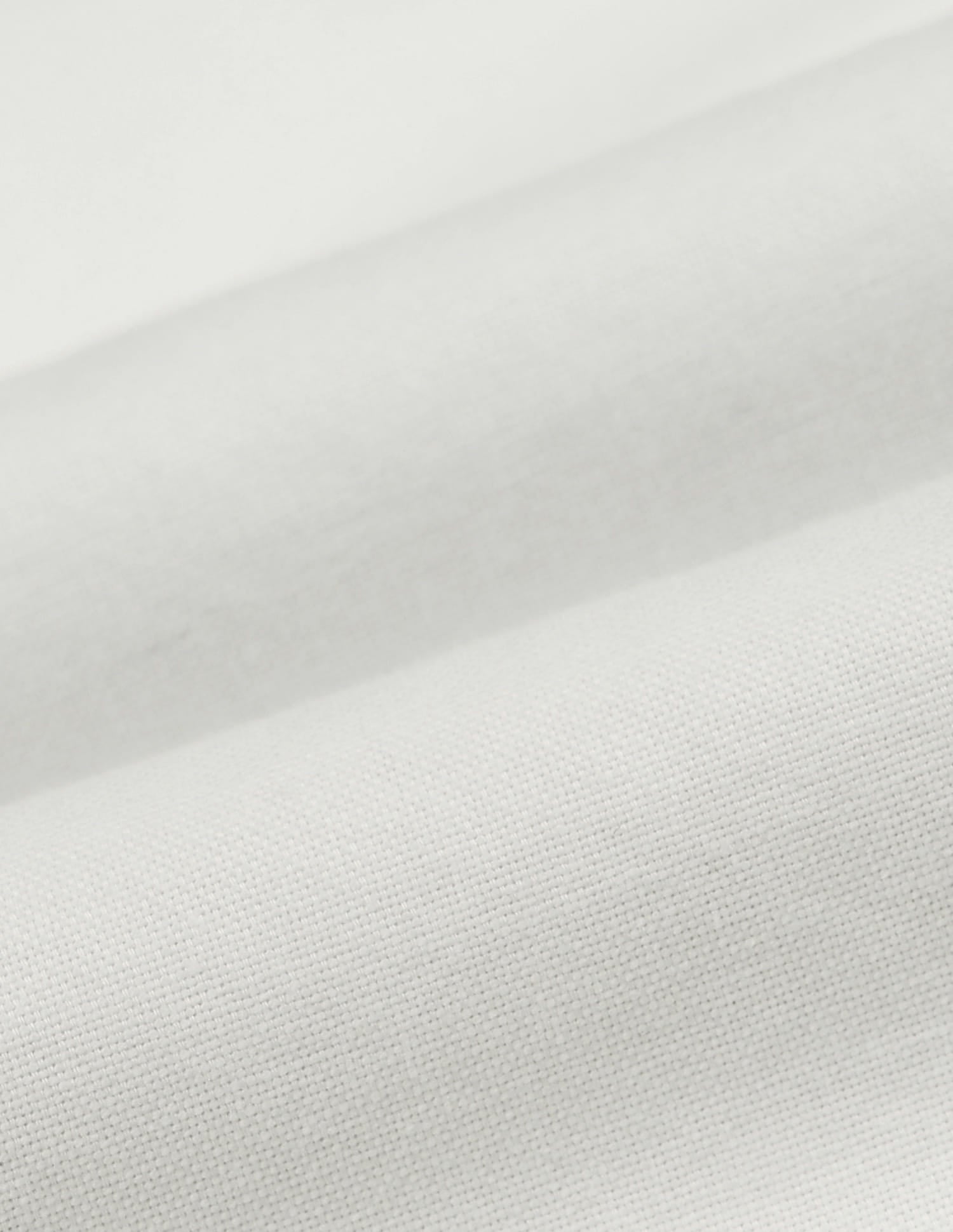 Boys White Cotton Regular Fit Shirt with Stripe Detail