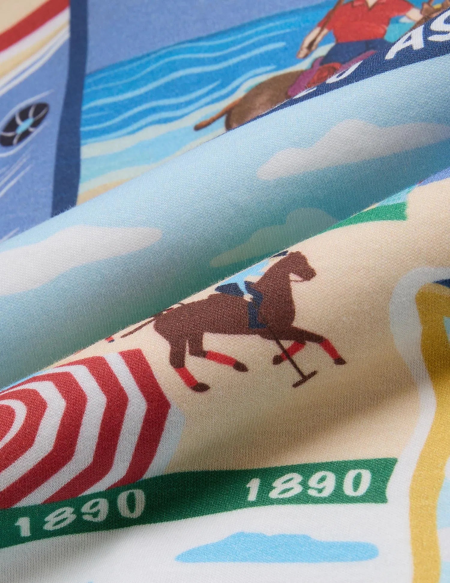 Boys Multicolor Cotton Graphic Print Regular Fit Polo Shirt