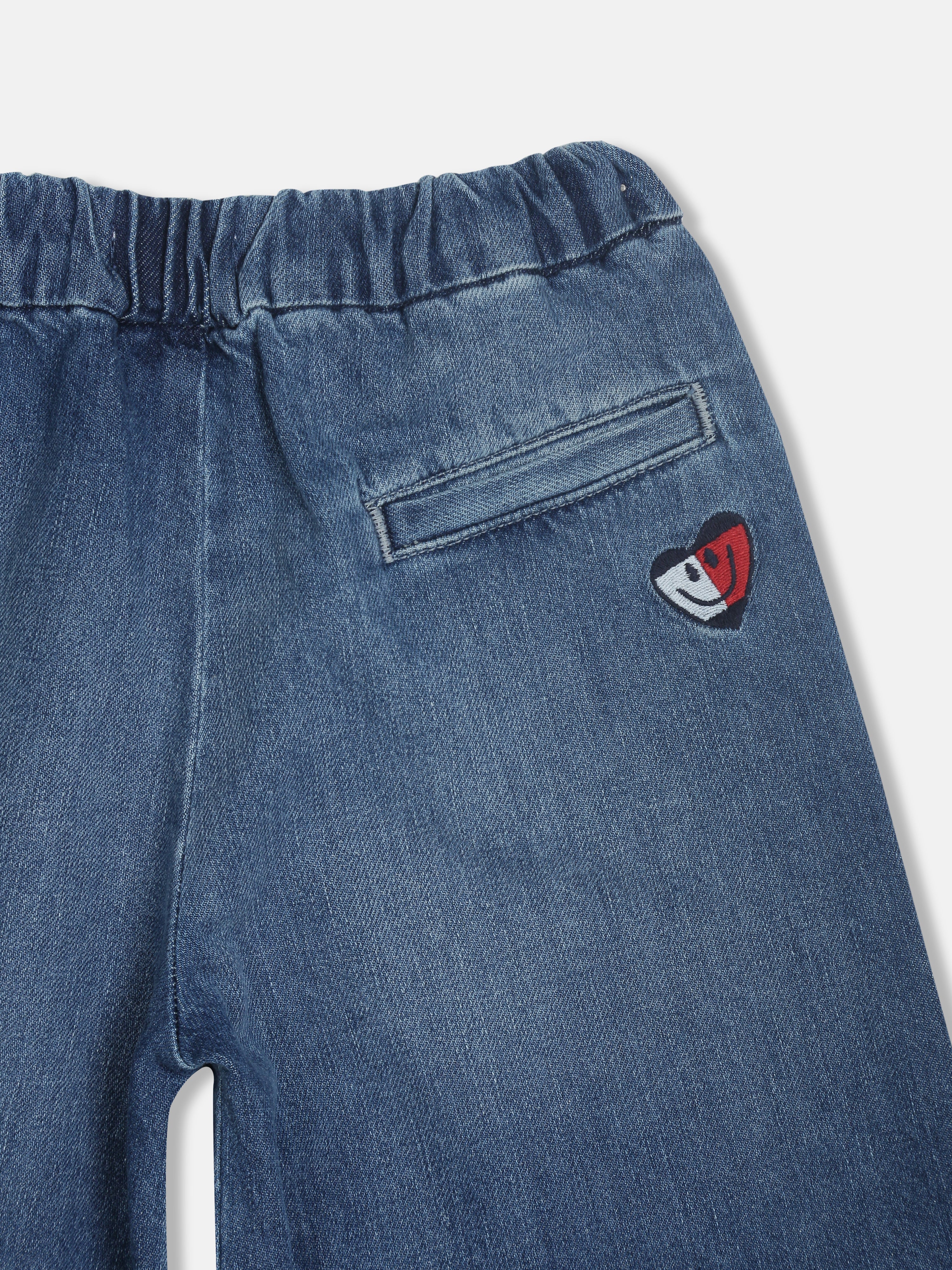 Girls Loose Fit Recycled Cotton Denim Casual Pants