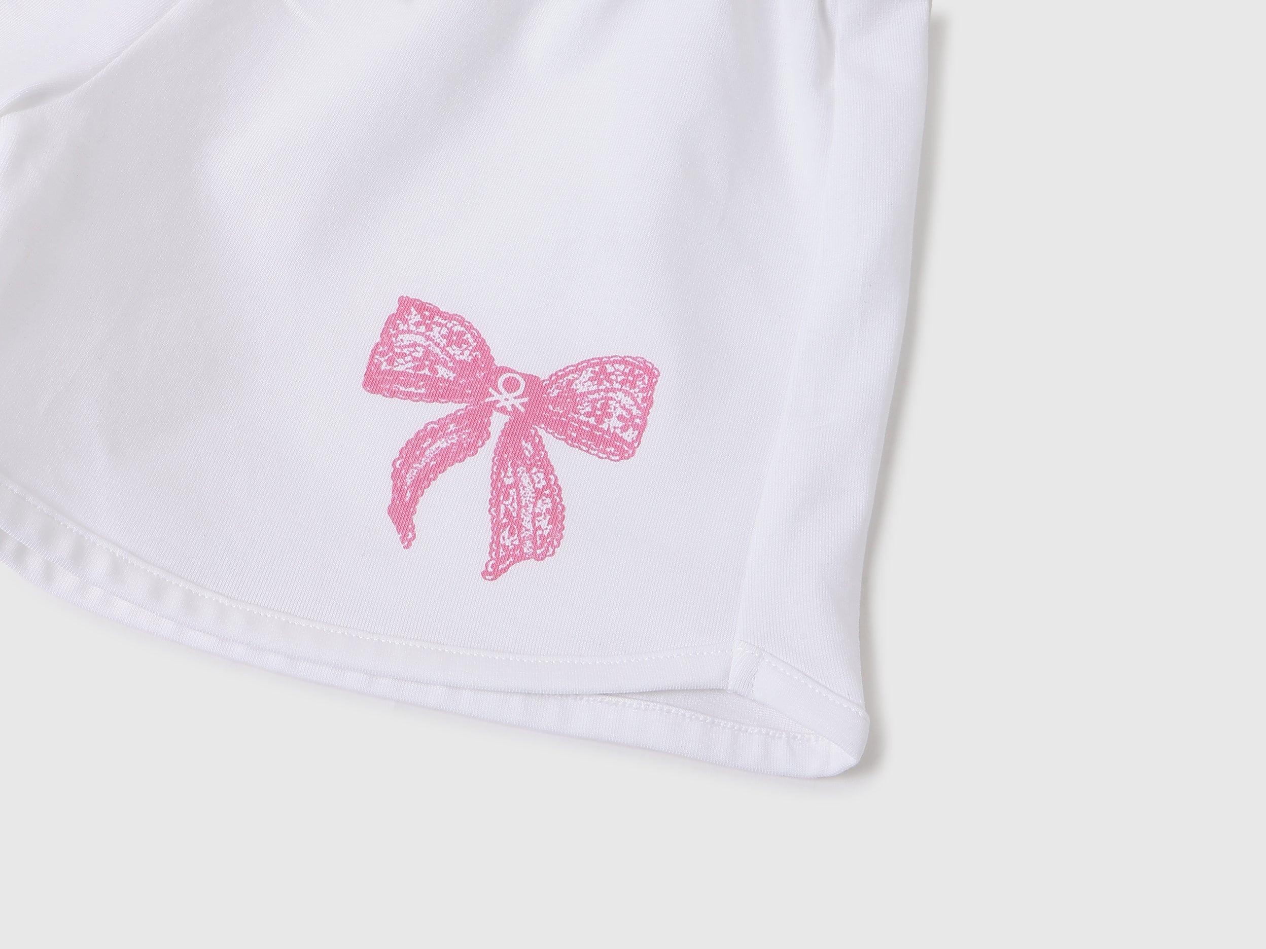 Girls Cotton Blend Solid Regular Fit Casual Shorts
