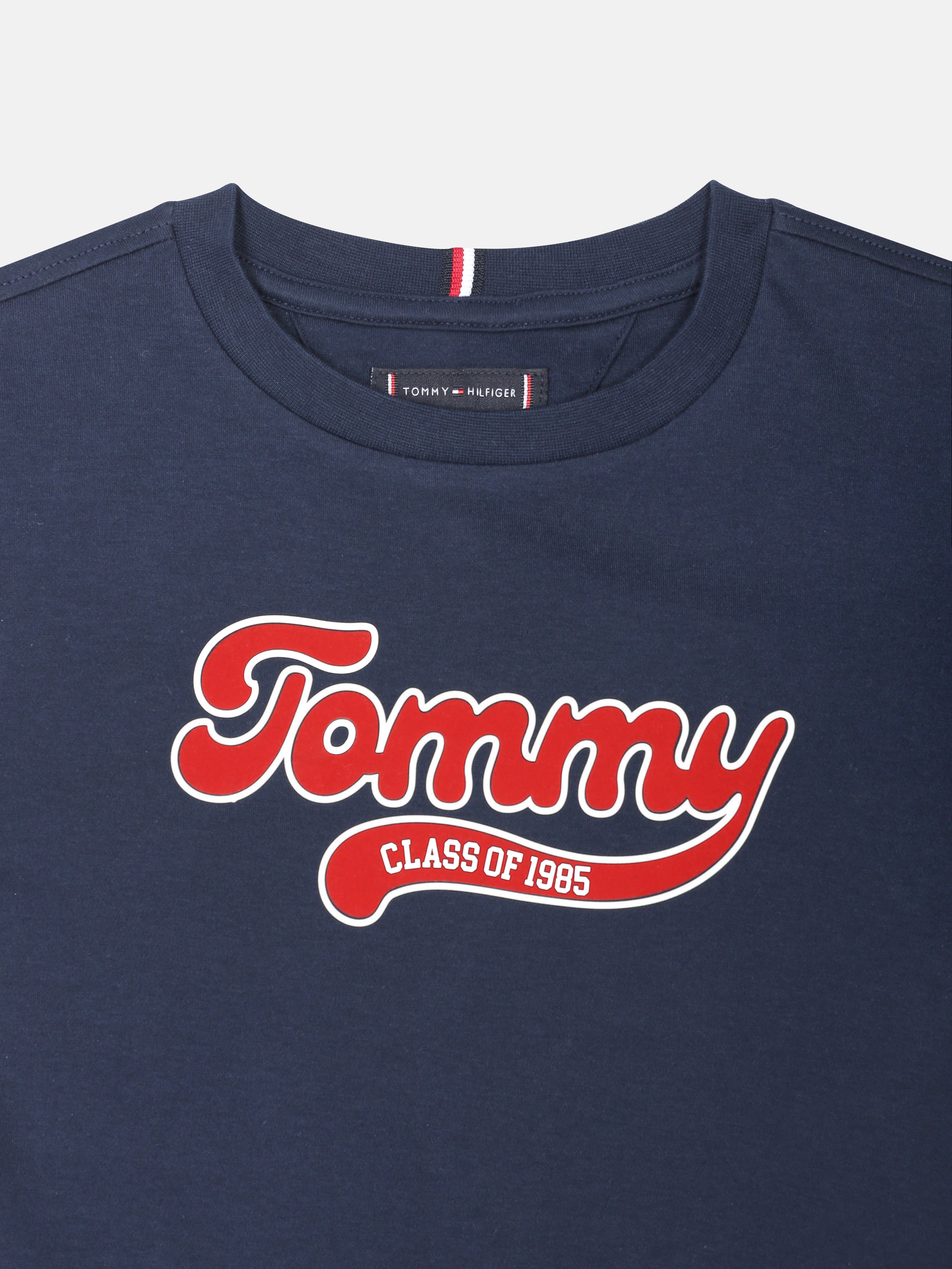 Boys Navy Everyday Logo Cotton T-Shirt