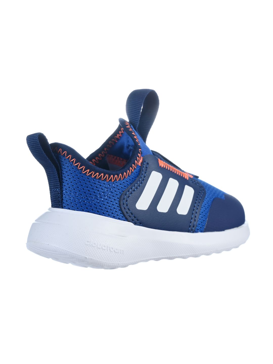 Infants Blue Printed Sports Sneakers Canvas Slip-On EVA