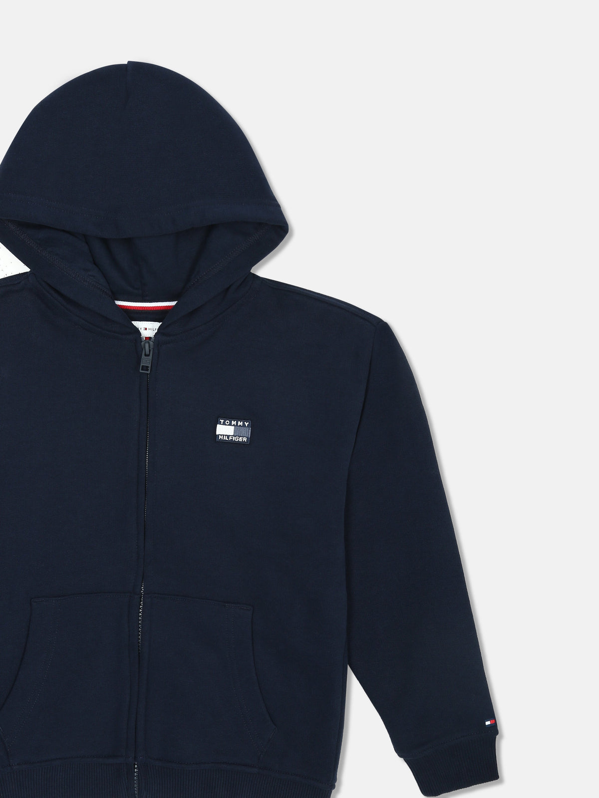 Boys Solid Regular Fit Cotton Sweatshirt Dark Night Navy
