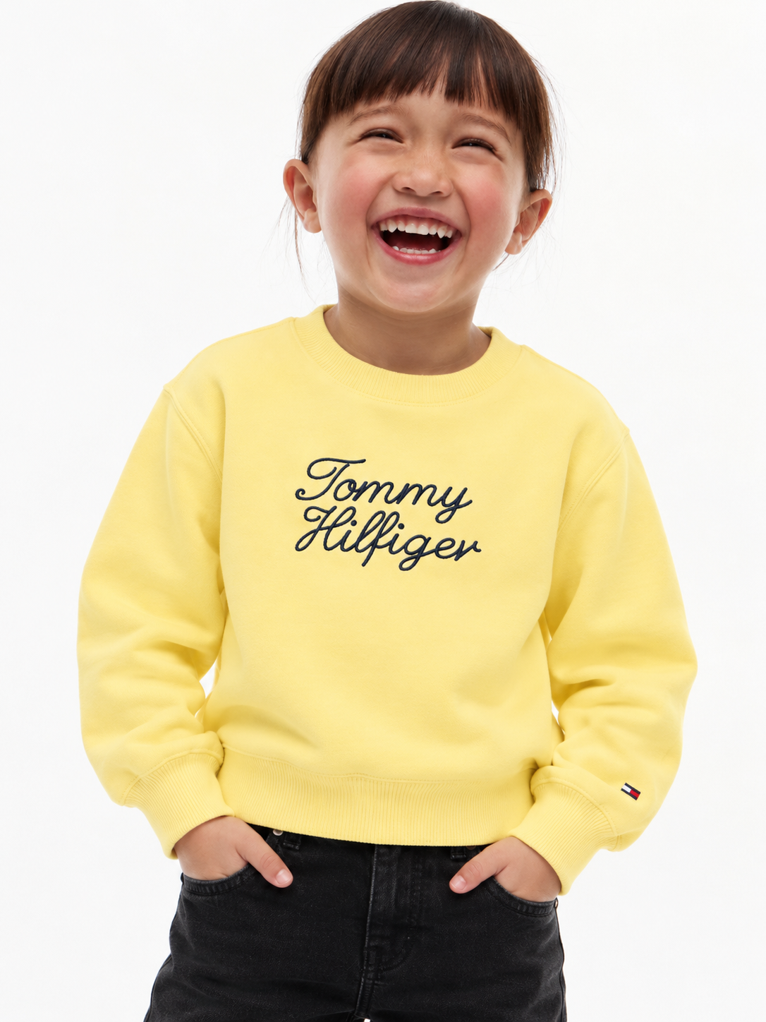 Girls Relaxed Fit Crew Neck Regular Sweatshirt Sunblock