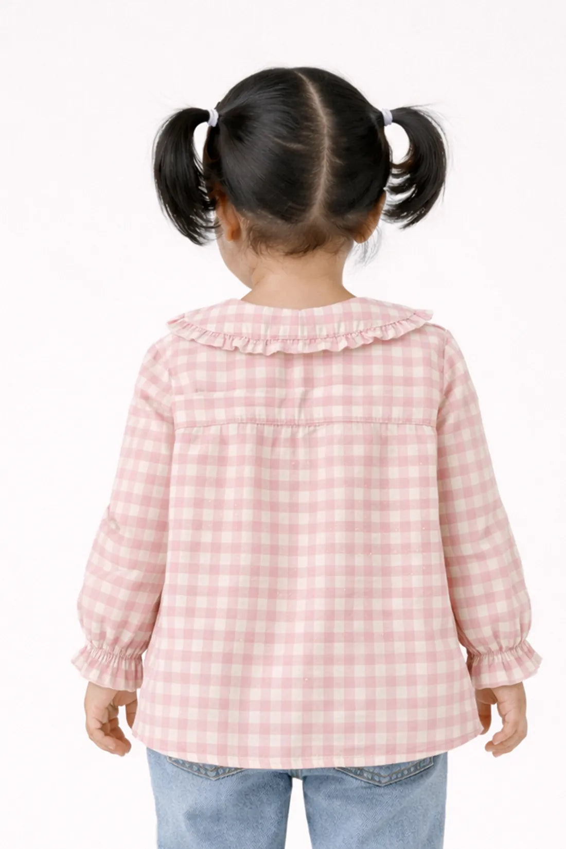 Baby Girls Multi Checked Clothing Set