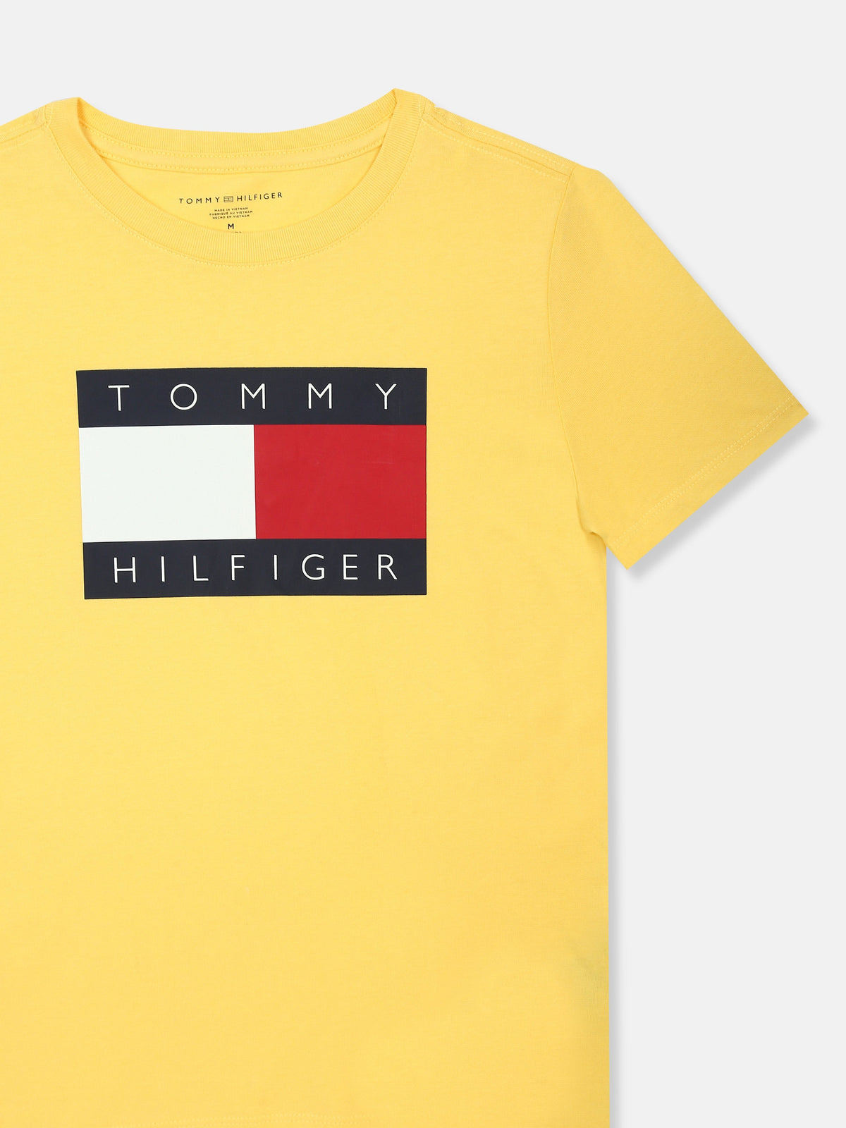 Boys Logo Regular Fit Cotton T-Shirt Soleil