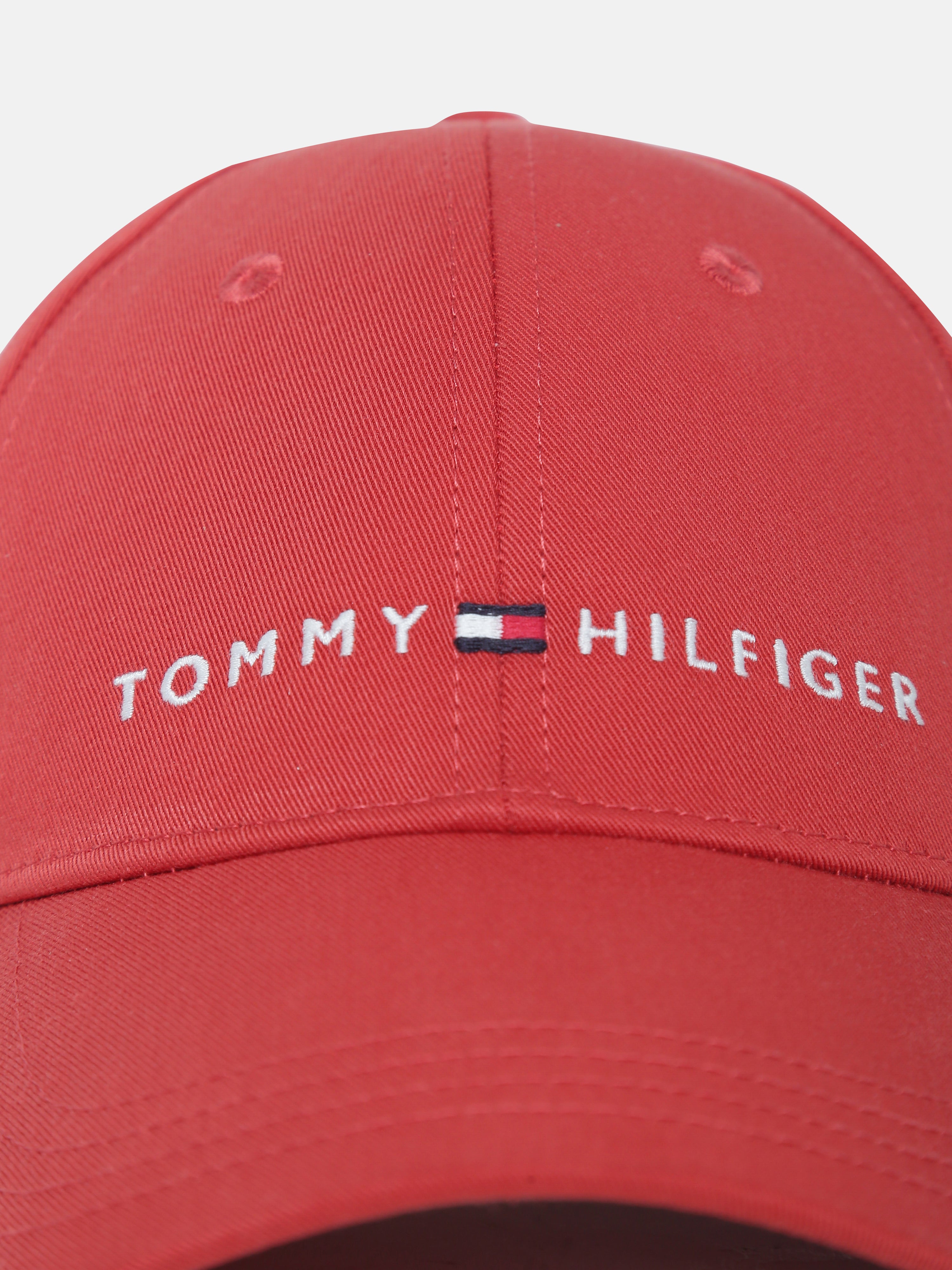 Kids Red Logo Organic Cotton Casual Cap