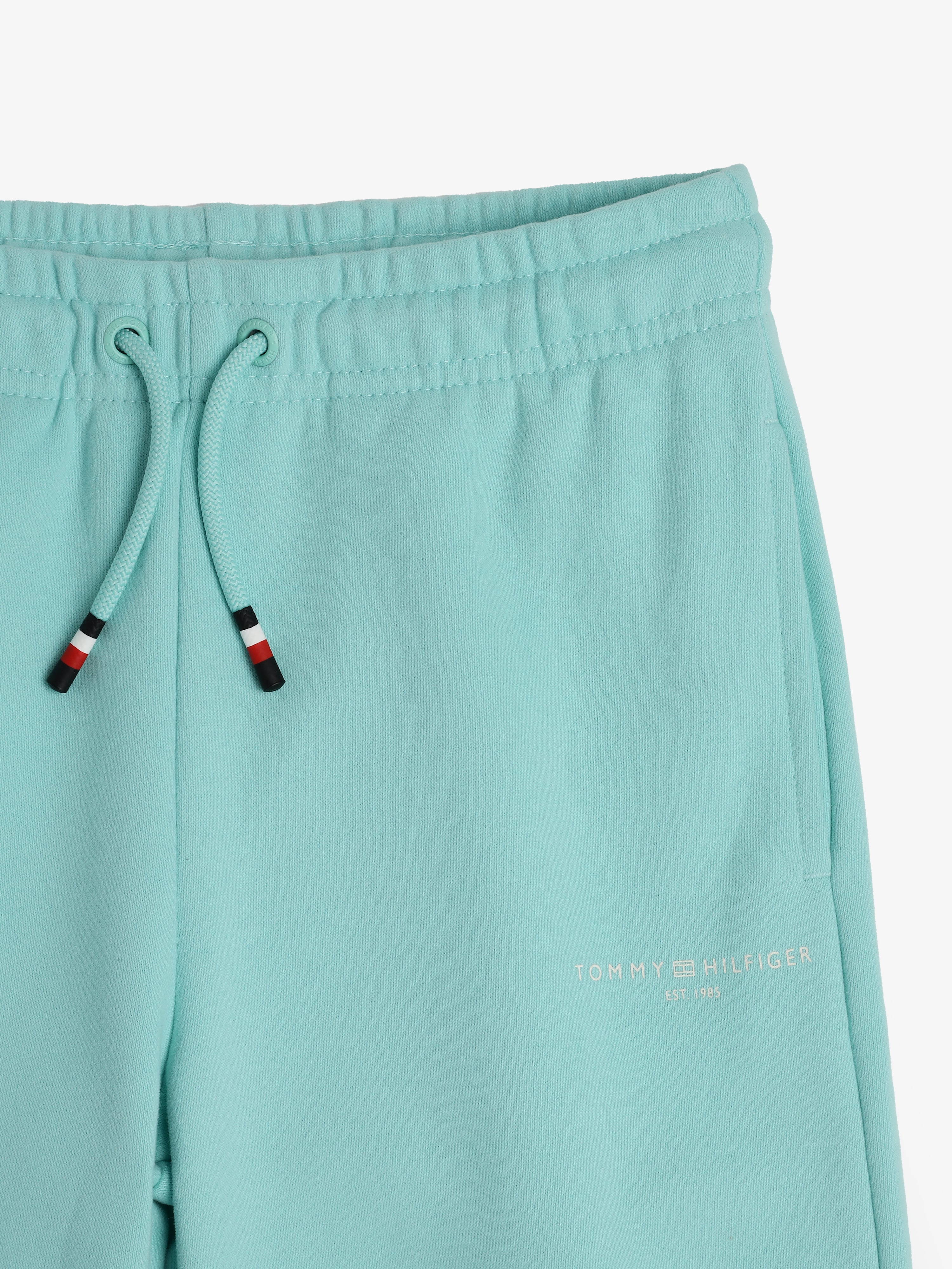 Girls Green Cotton Blend Casual Drawstring Bottom