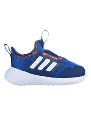 Infants Blue Printed Sports Sneakers Canvas Slip-On EVA