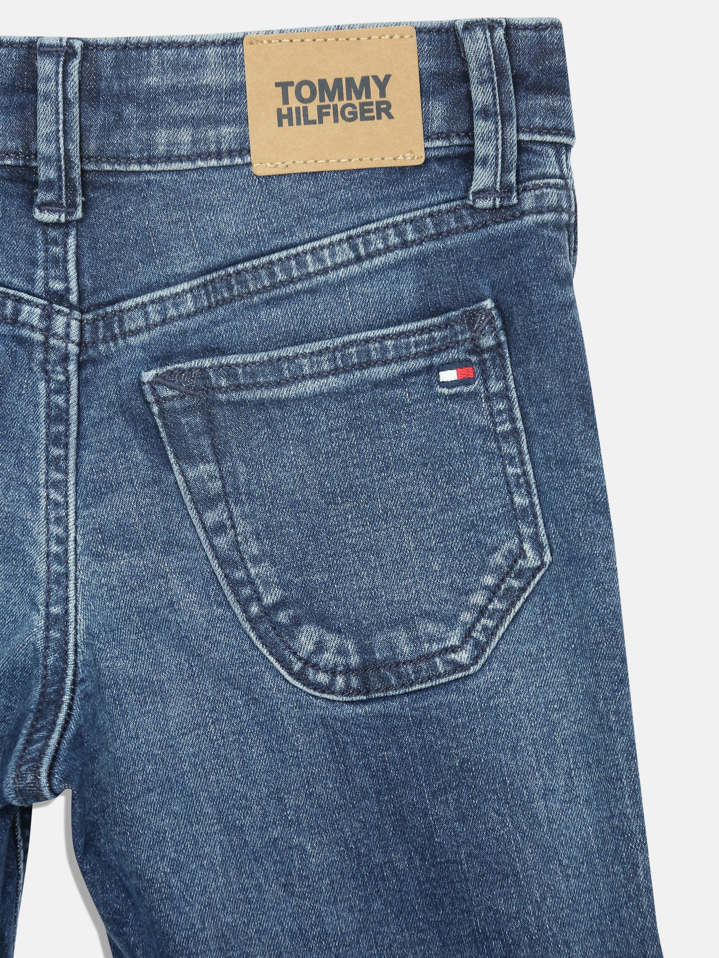 Boys Blue Solid Mid Rise Shorts