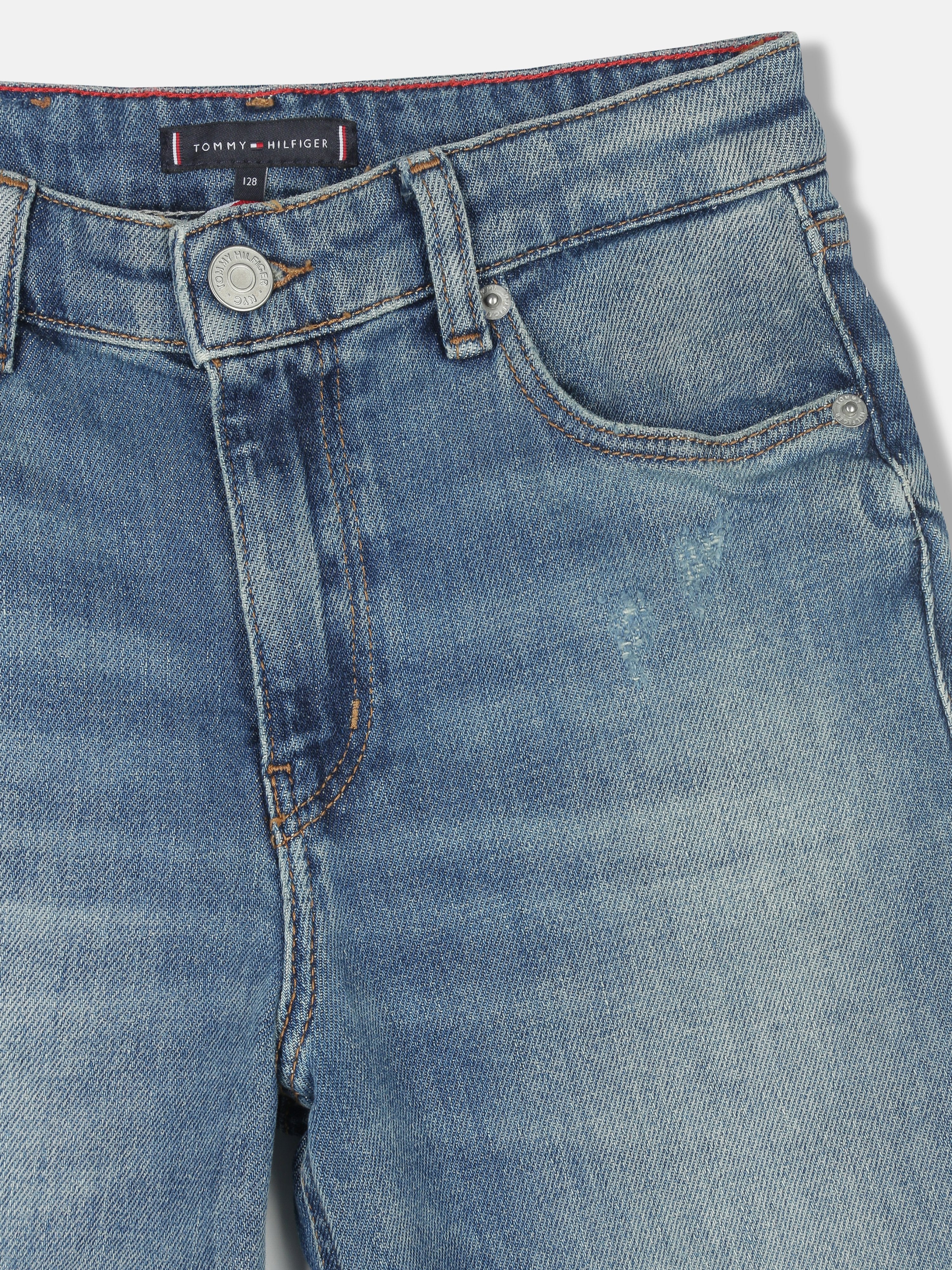 Boys Blue Loose Fit Mid Rise Denim Jeans