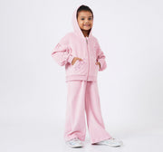 Full Sleeves Knit Set with Embroidery Rosewood