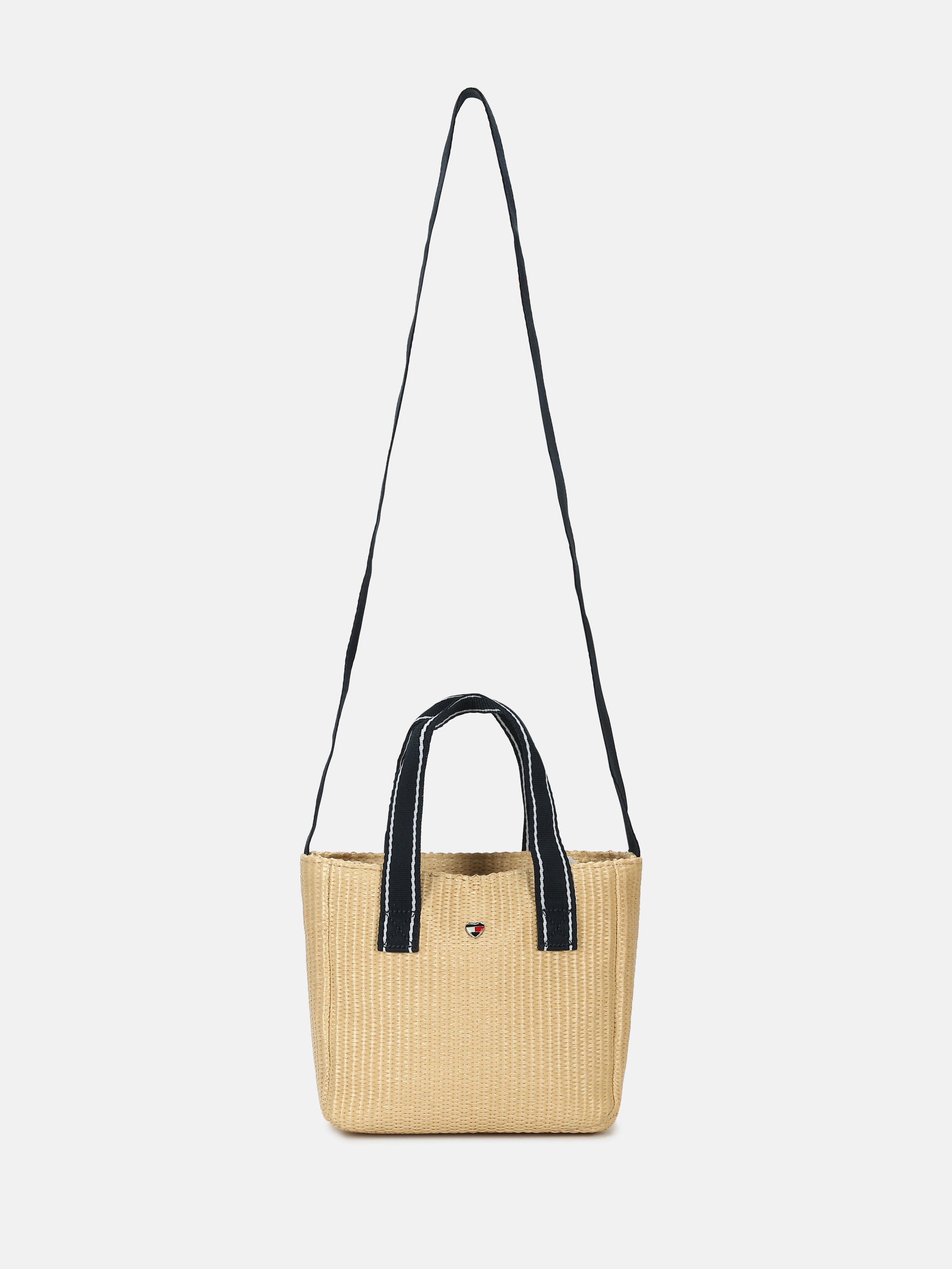 Textured Handbag for Girls Beige