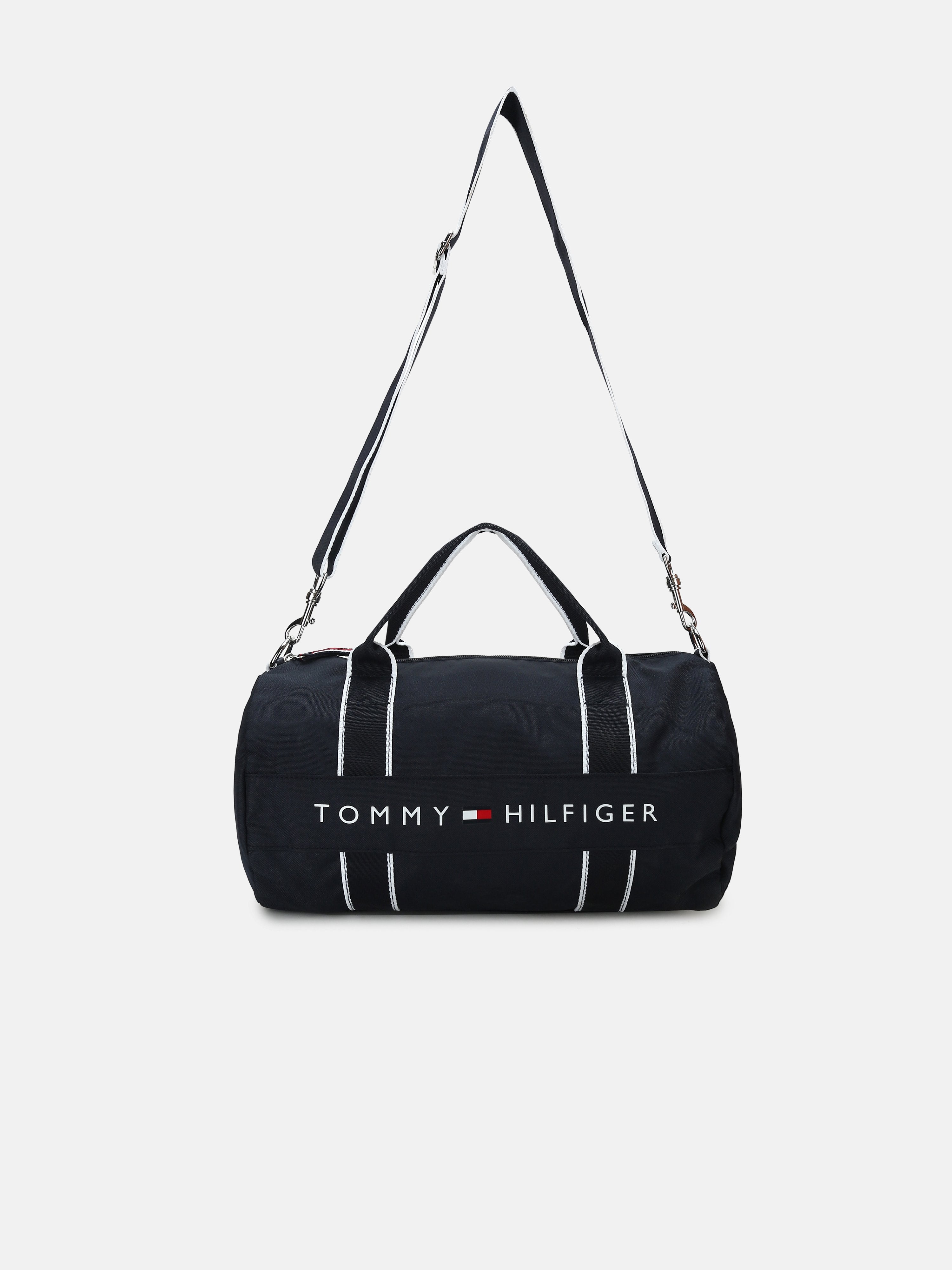 Logo Duffle Bag for Boys Navy