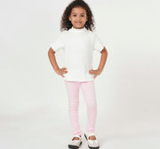 Rib Leggings 2X2 Lycra Rib Pink
