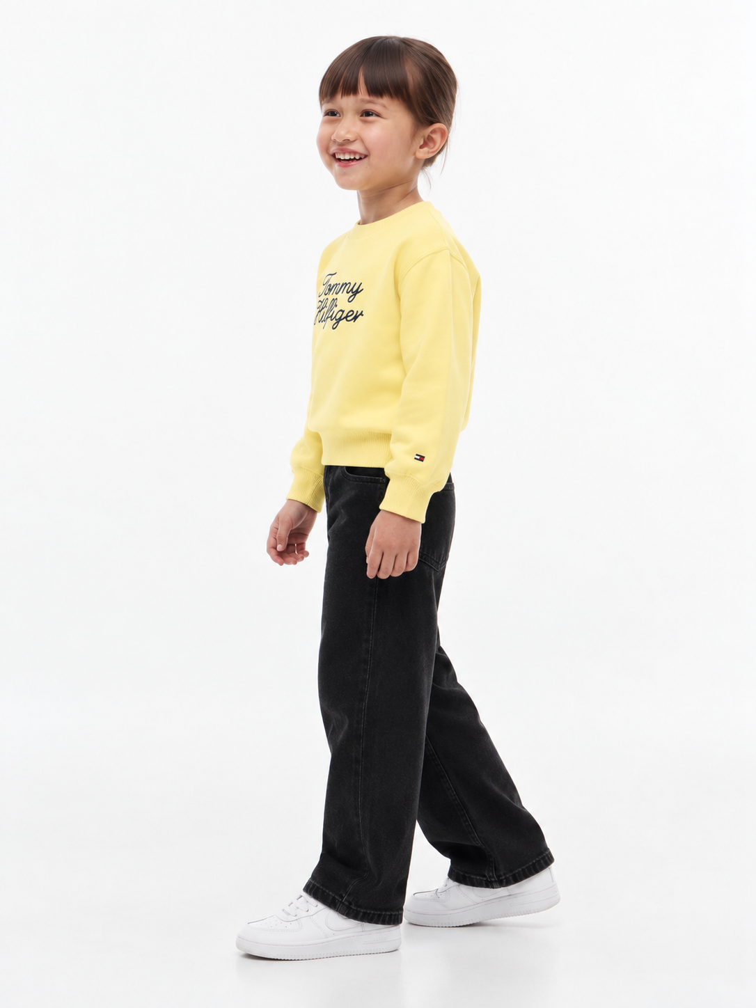 Girls Relaxed Fit Crew Neck Regular Sweatshirt Sunblock