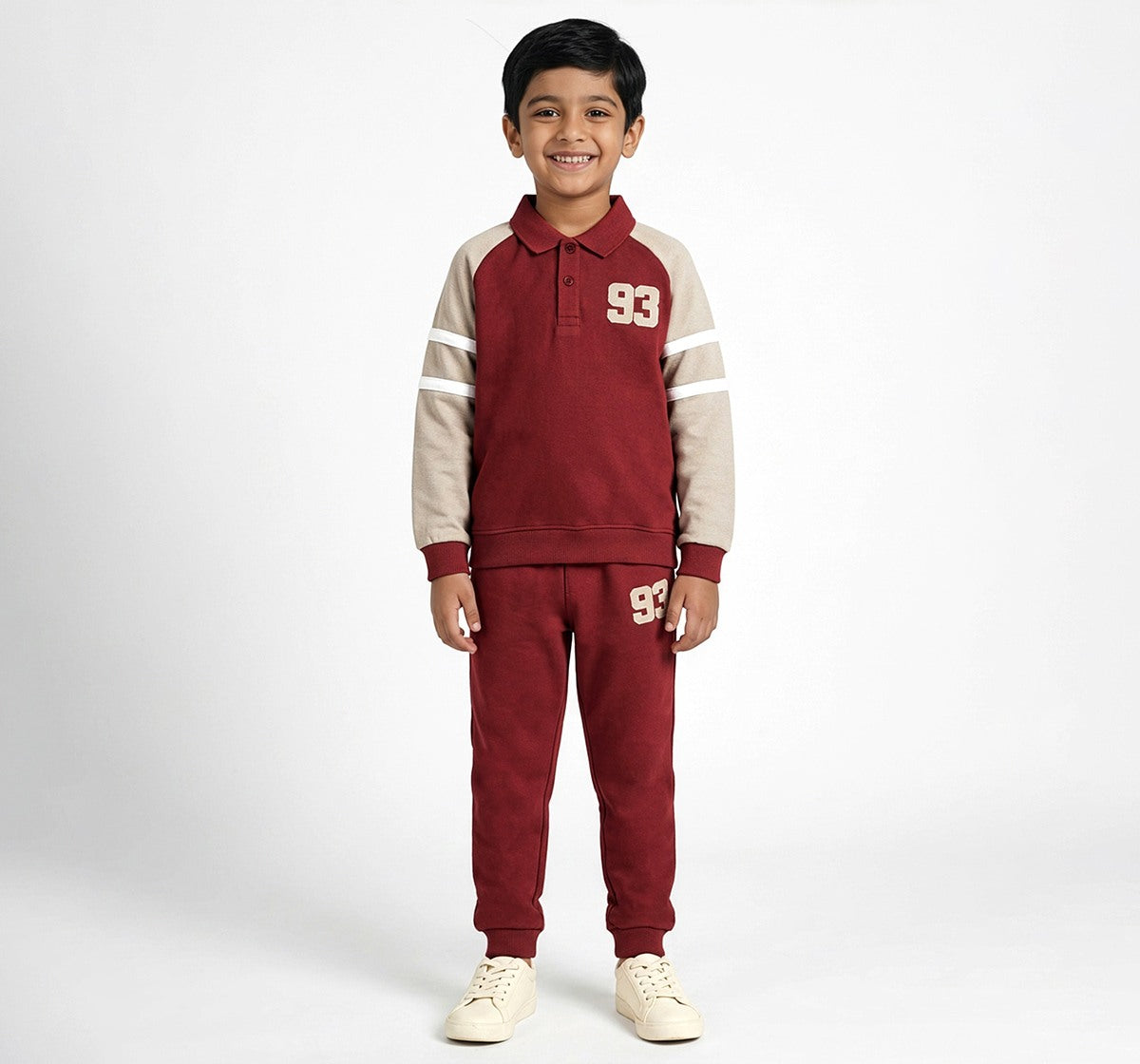 Sweatshirt & Joggers Coordinate Set Red