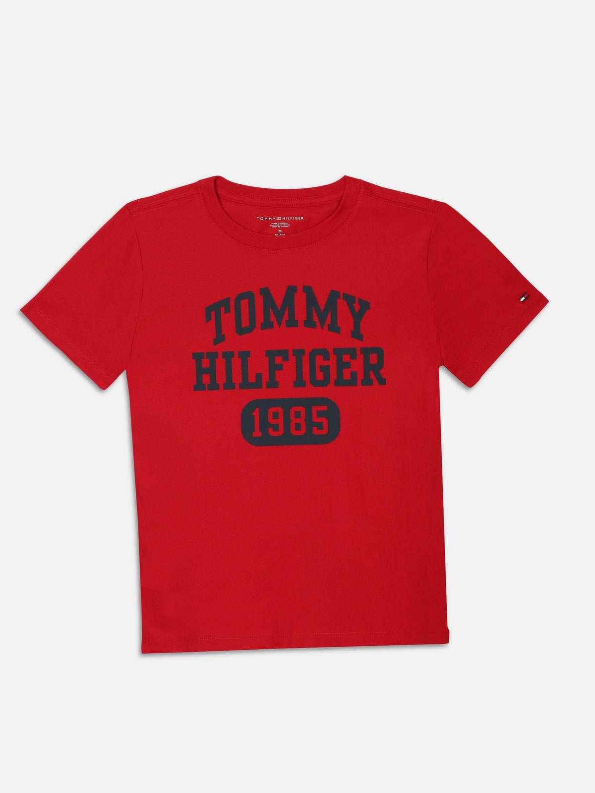 Boys Logo Regular Fit Cotton T-Shirt Essential