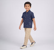Cotton Twill Trouser Beige