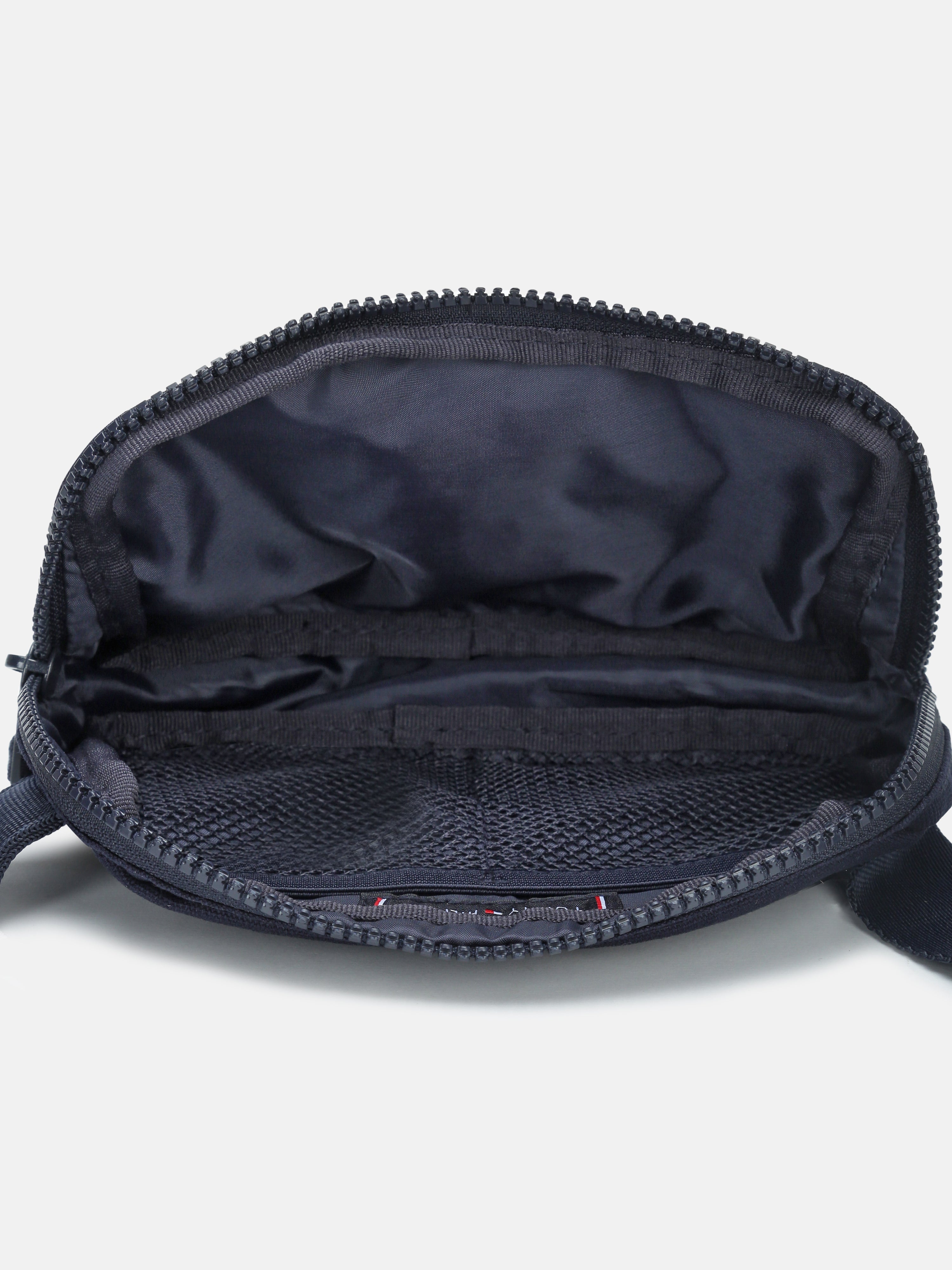 Kids Blue Embroidered Polyester Casual Zip Bag