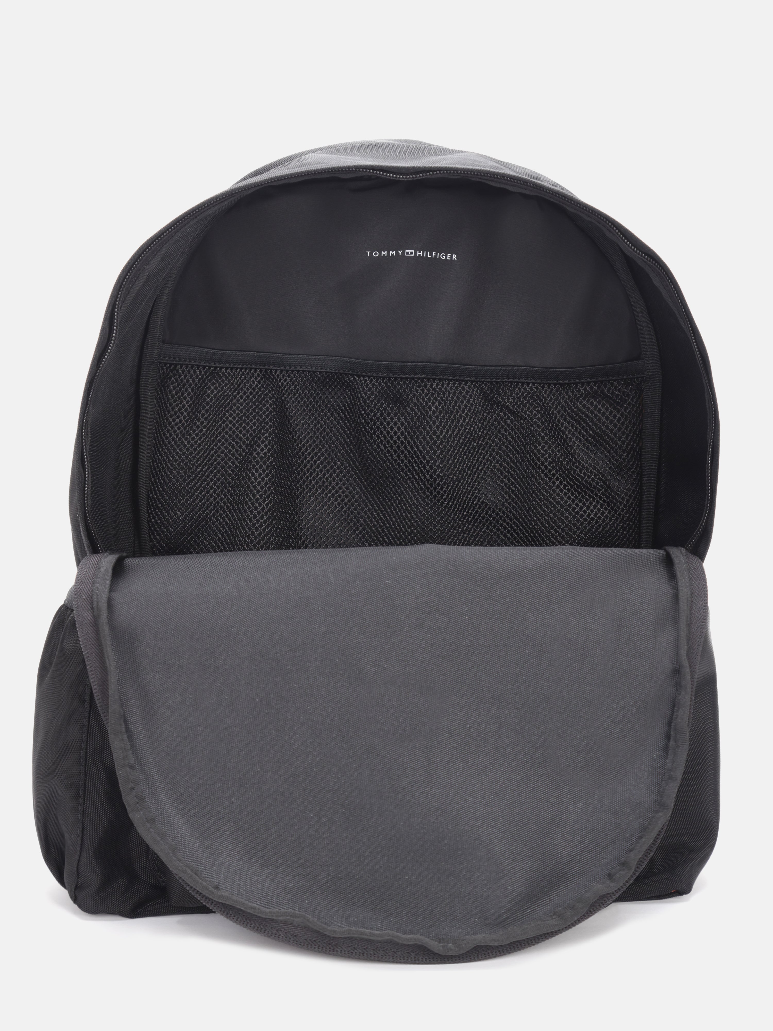 Kids Black Recycled Polyester Casual Zip Bag