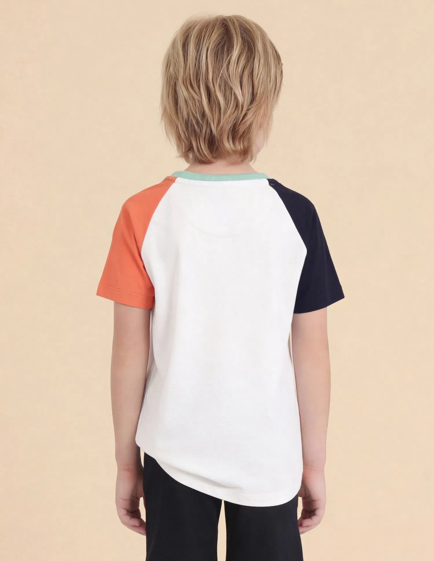 Boys Off White Logo Printed Cotton T-Shirt – Regular Fit